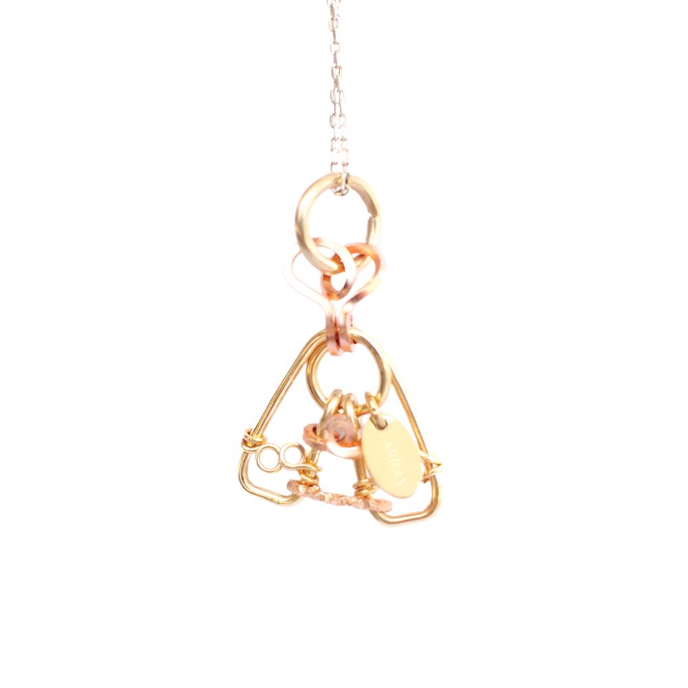 Virgen del Valle Charm (23mm) - Yellow & Rose 14K Gold-Filled Charms TARBAY