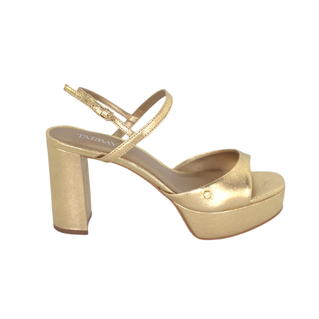 Fernanda High Heel Sandals - Gold Heels TARBAY