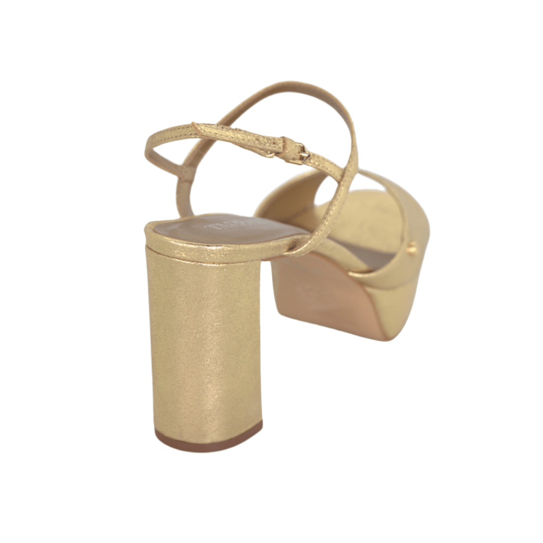 Fernanda High Heel Sandals - Gold Heels TARBAY