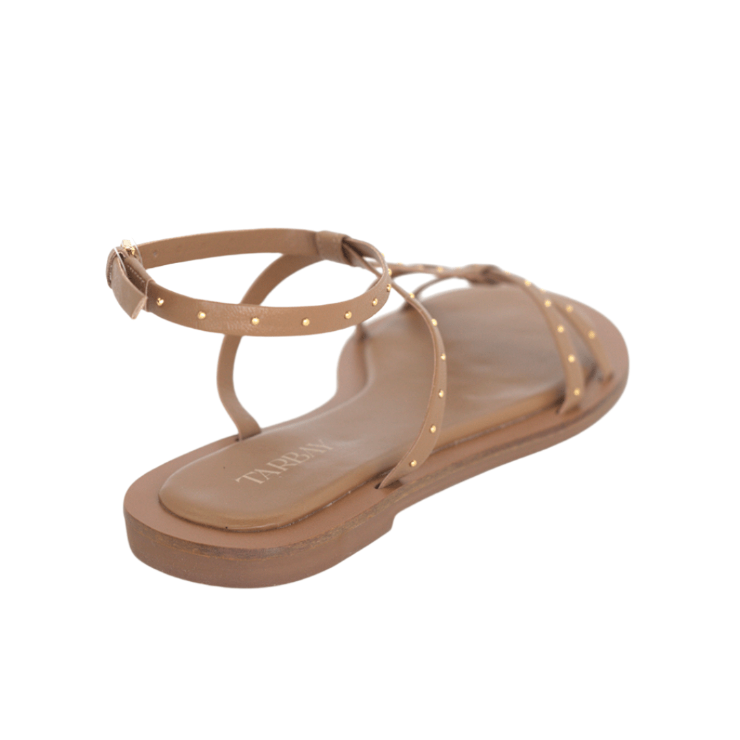 Dwynn Flat Sandals - Honey Flats TARBAY