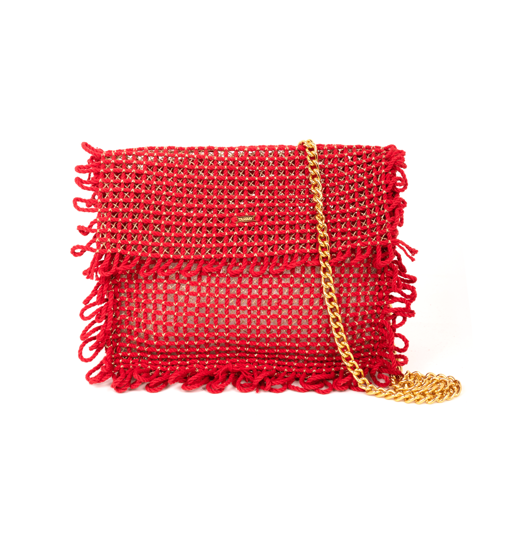 Gossypium Flat Crossbody - Red Crossbody TARBAY