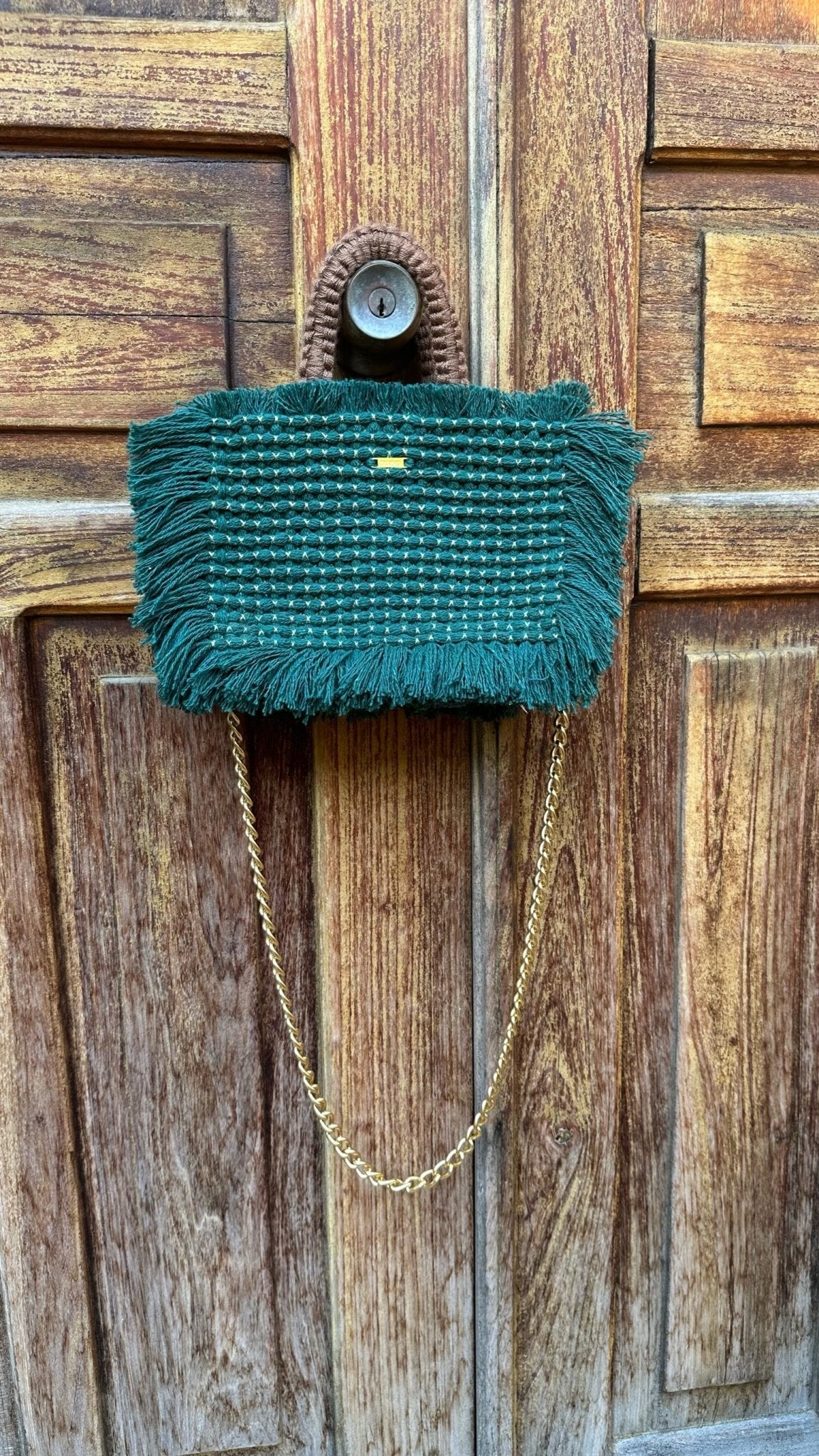 Gossypium Tote Bag Small - Verde Totes TARBAY