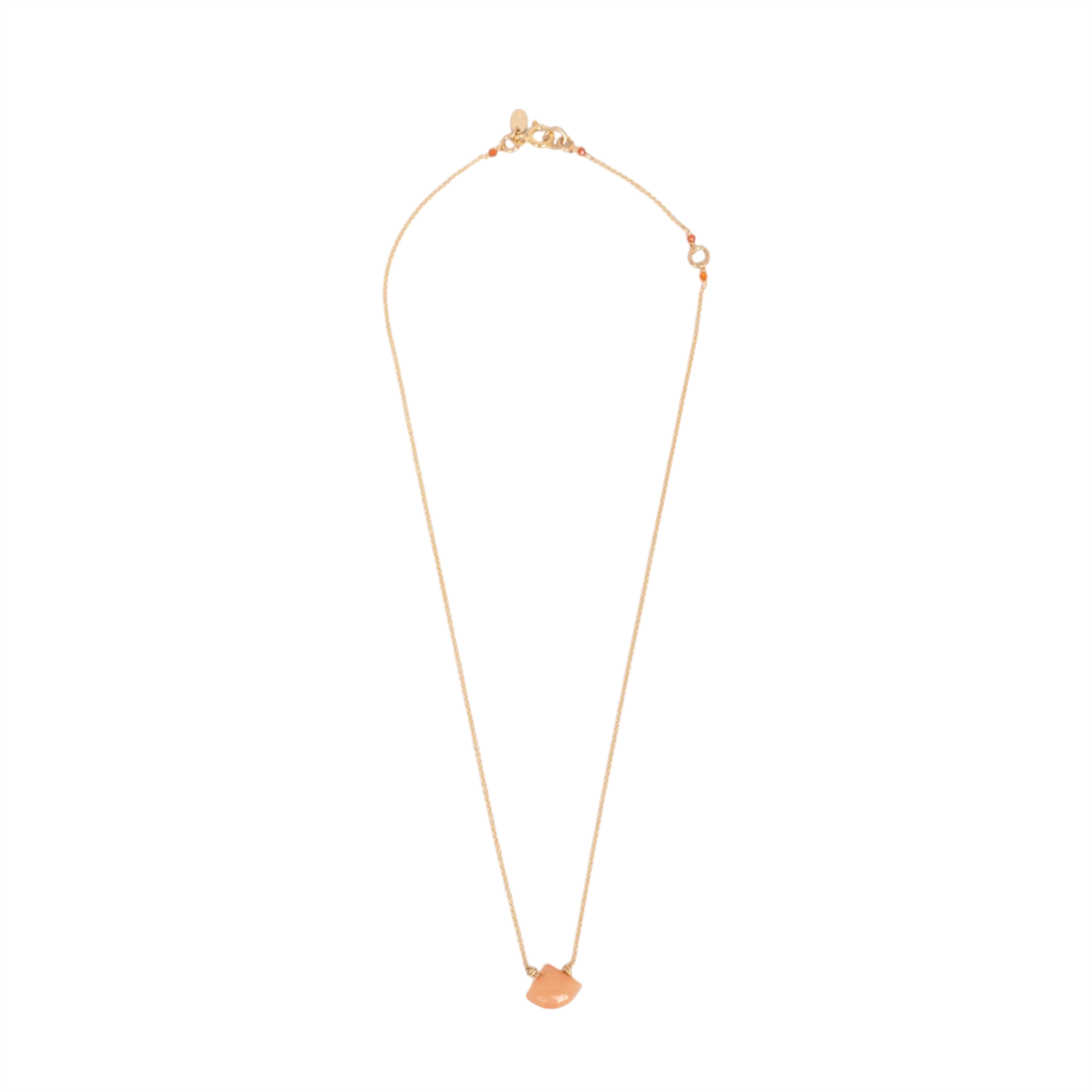 Gema Necklace #4 (10mm) - Moon Stone & Carnelian Necklaces TARBAY