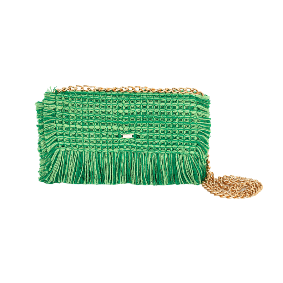 Gossypium Clutch Bag #4 - Meadow Green Clutch & Crossbody Bags TARBAY