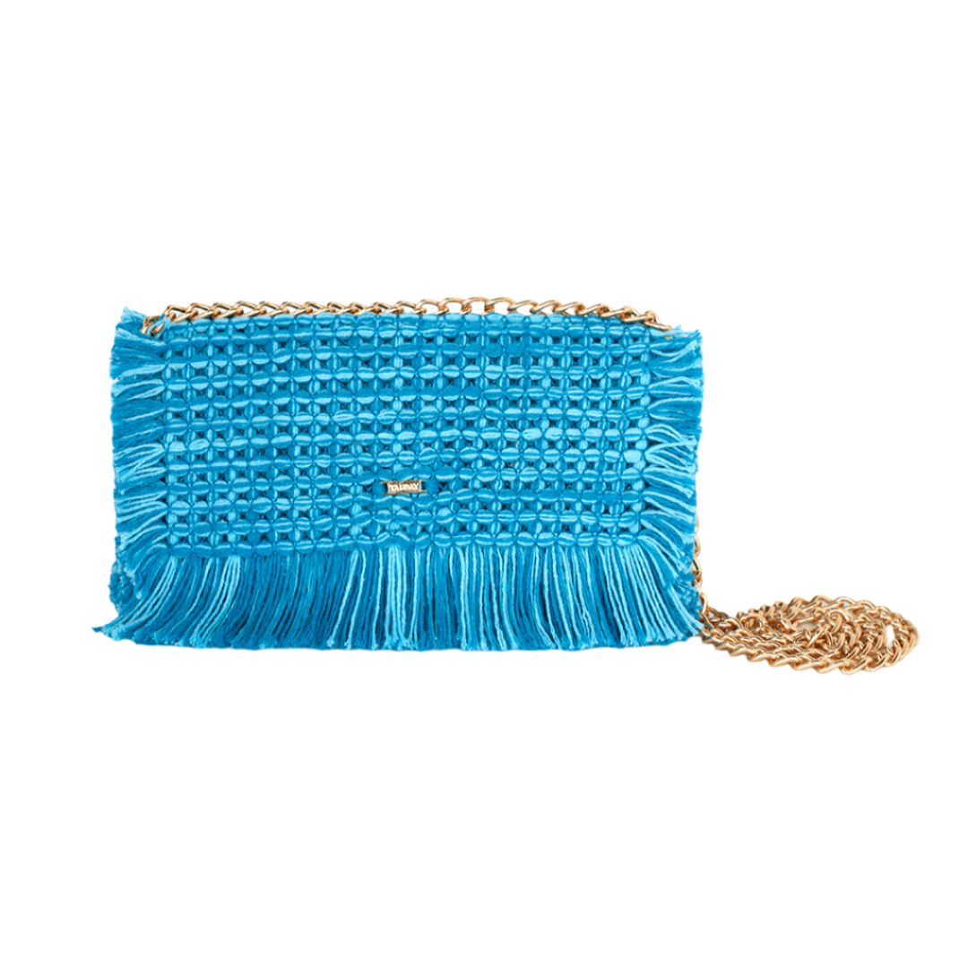 Gossypium Clutch Bag #4 - Sky Blue Clutch & Crossbody Bags TARBAY
