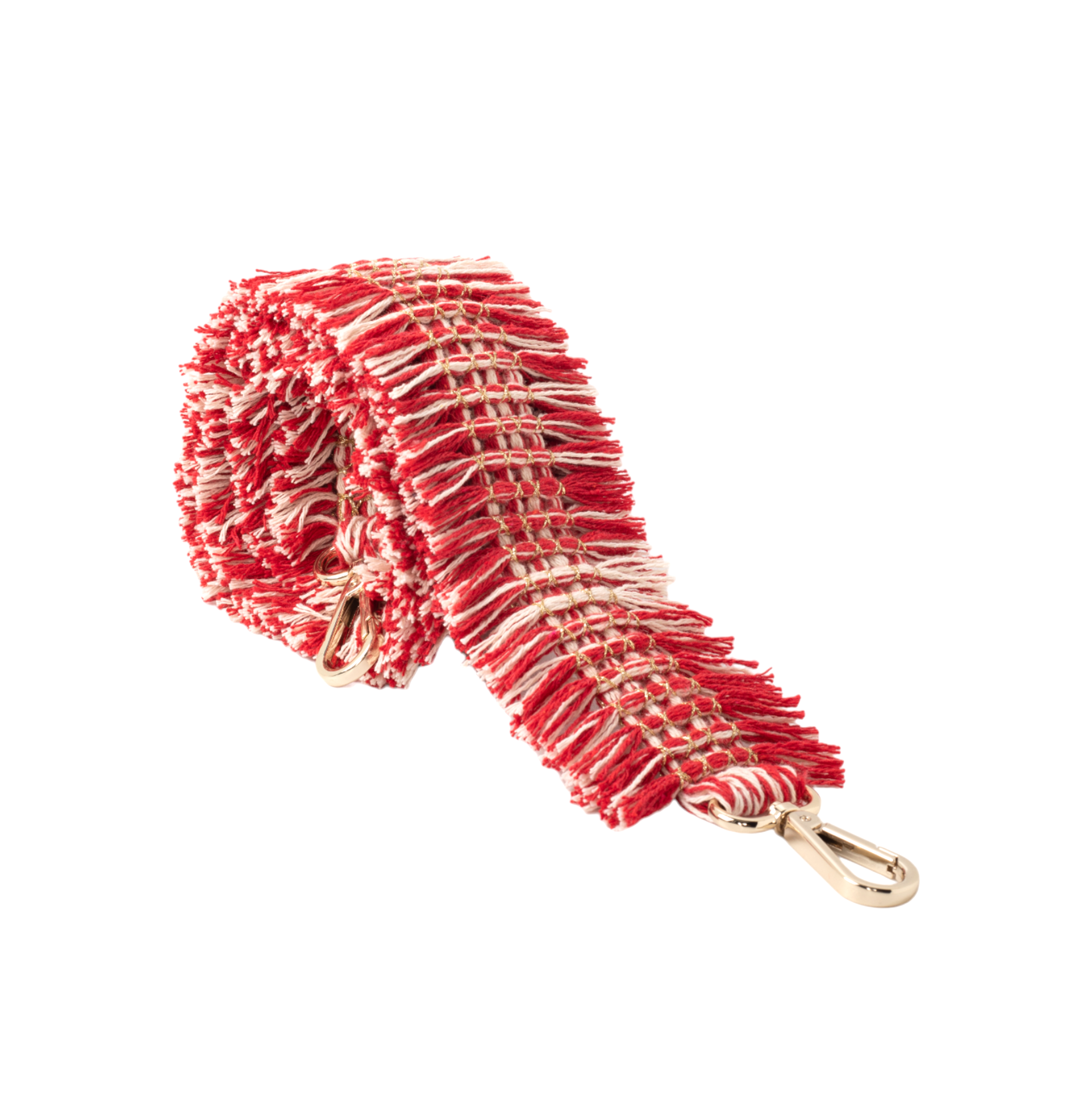 Gossypium Strap #1 - Red & Buttercream Straps TARBAY