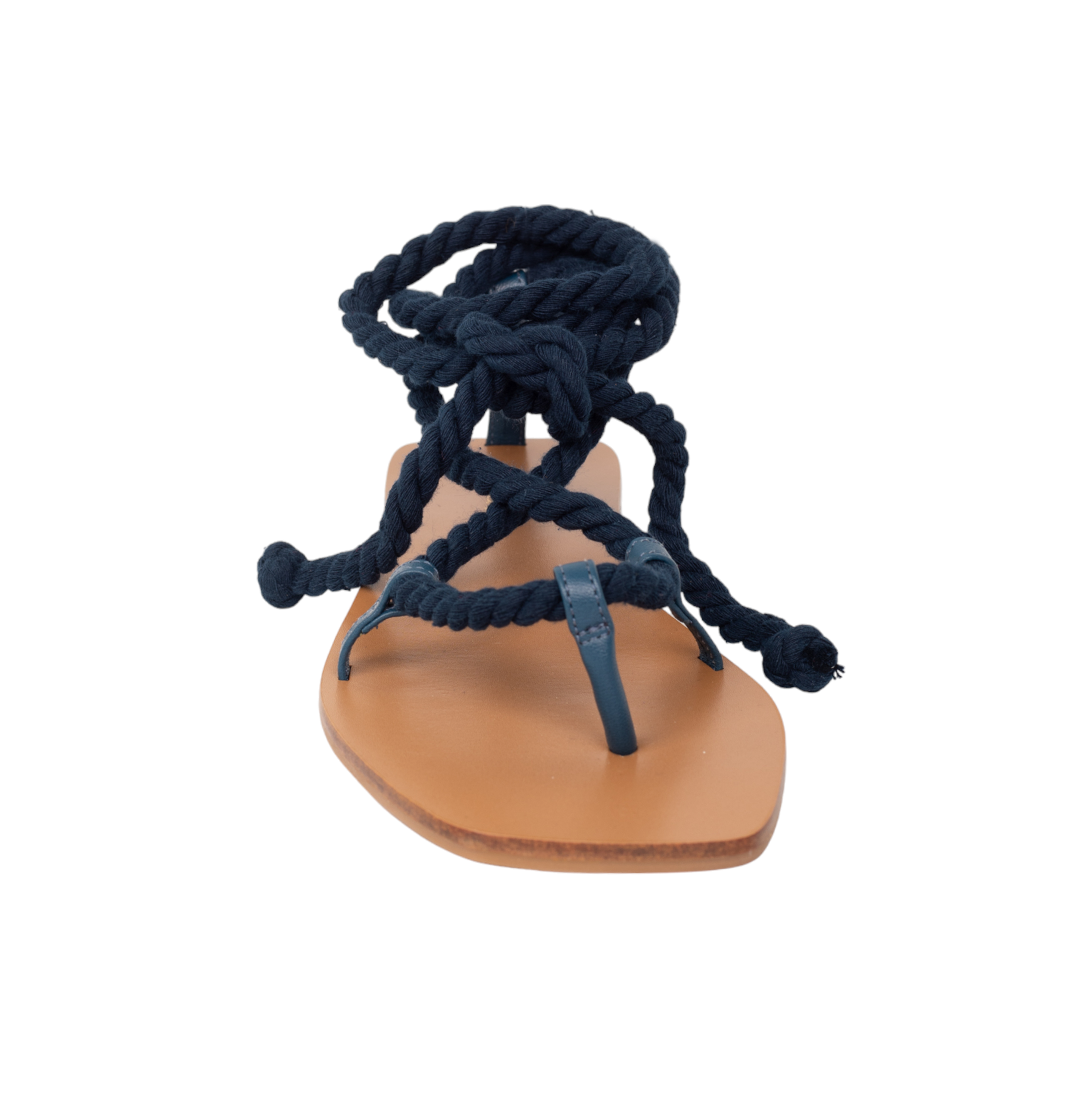 Arenisca Flats Sandals - Navy Blue Flats TARBAY