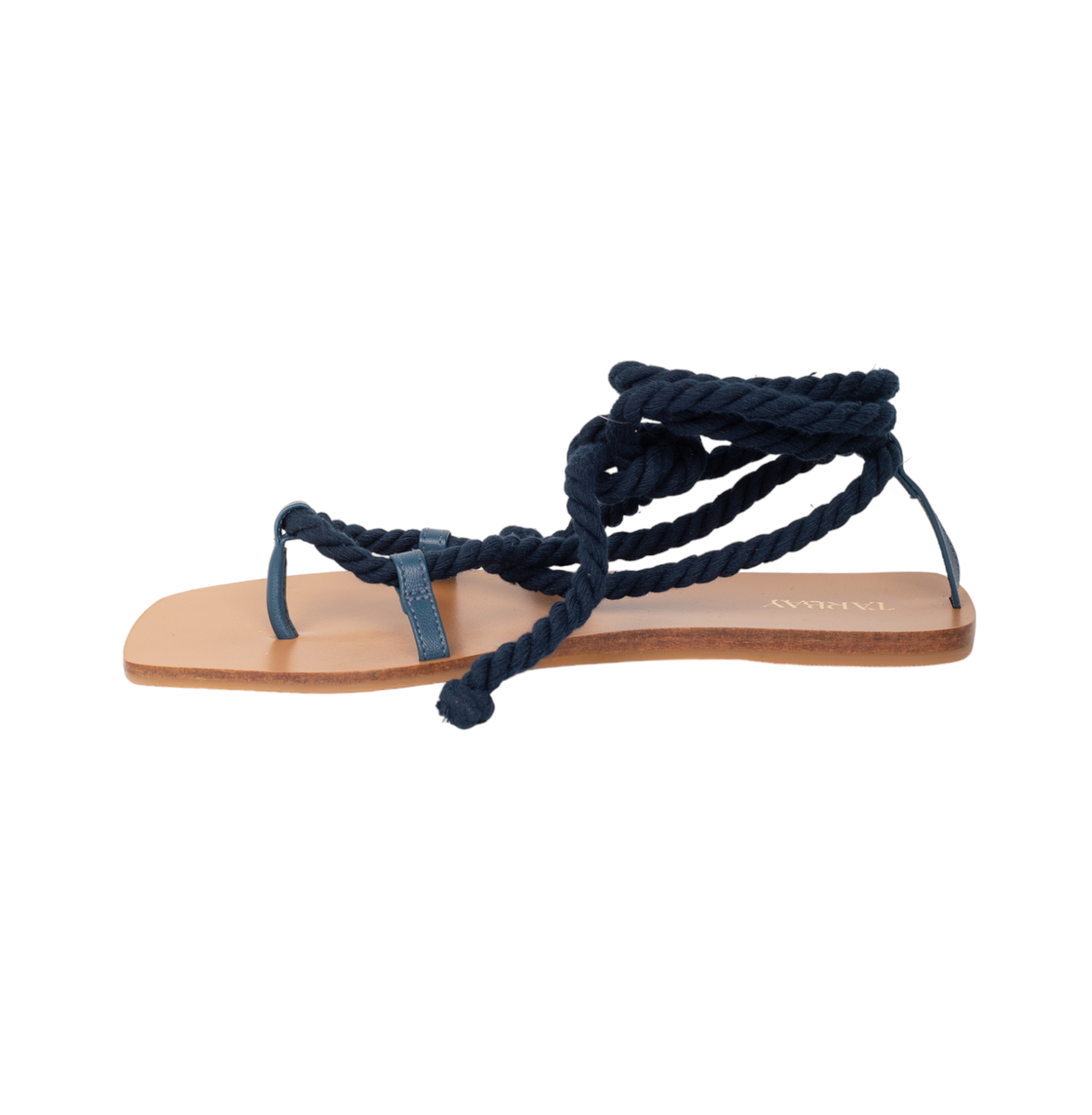 Arenisca Flats Sandals - Navy Blue Flats TARBAY
