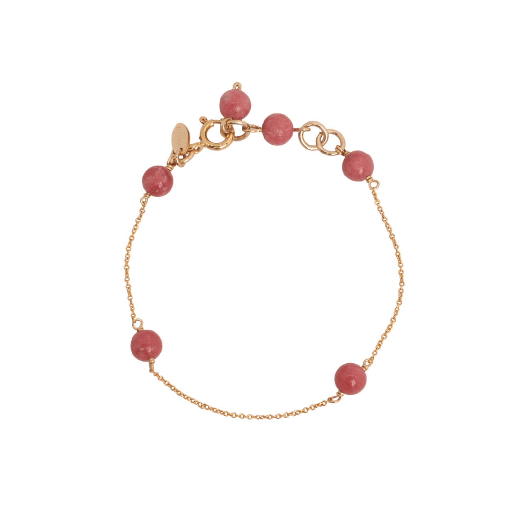 Laura Bracelet #2 - Rhodonite & 14K Gold-Filled Bracelets FW25