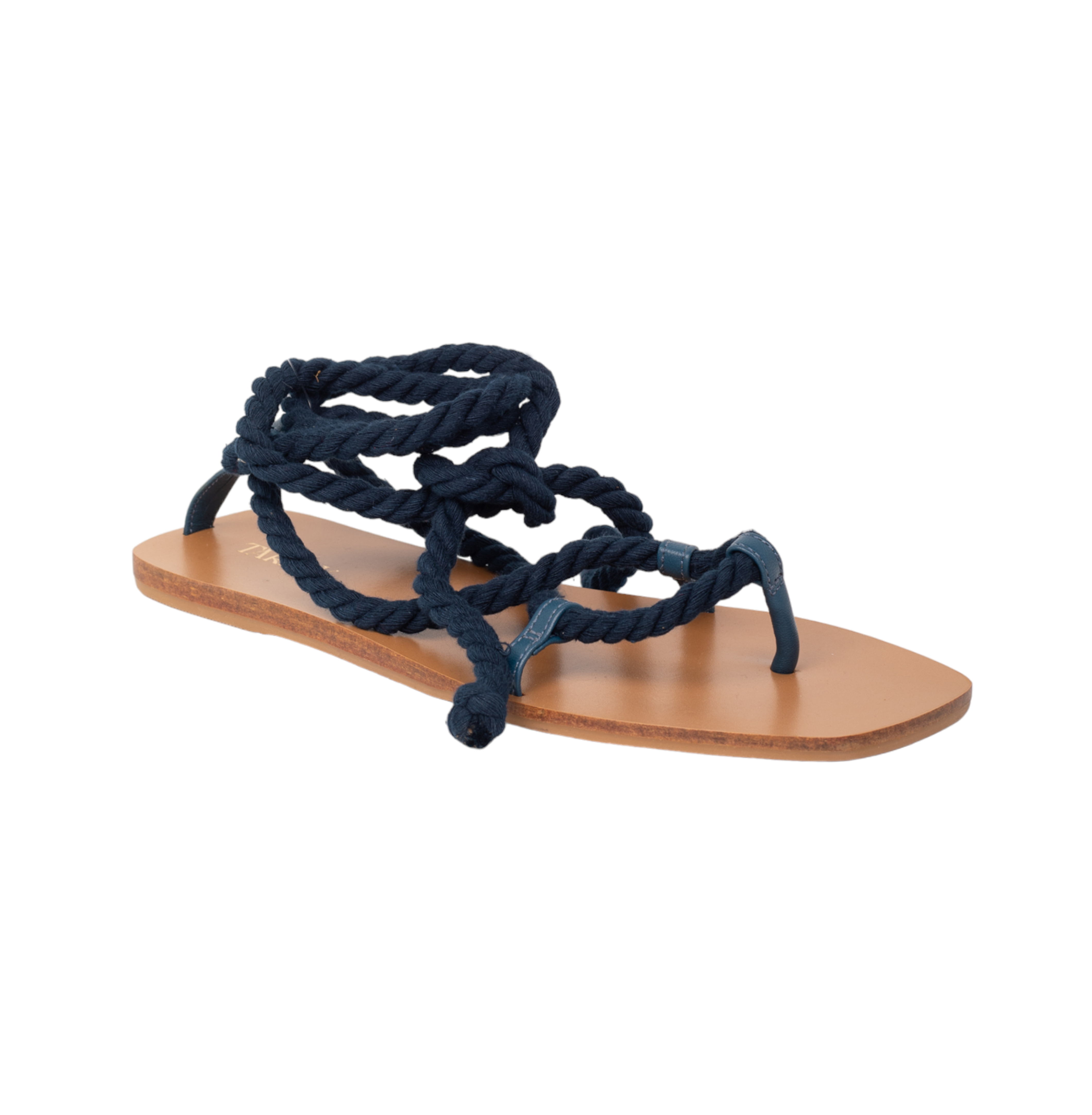 Arenisca Flats Sandals - Navy Blue Flats TARBAY