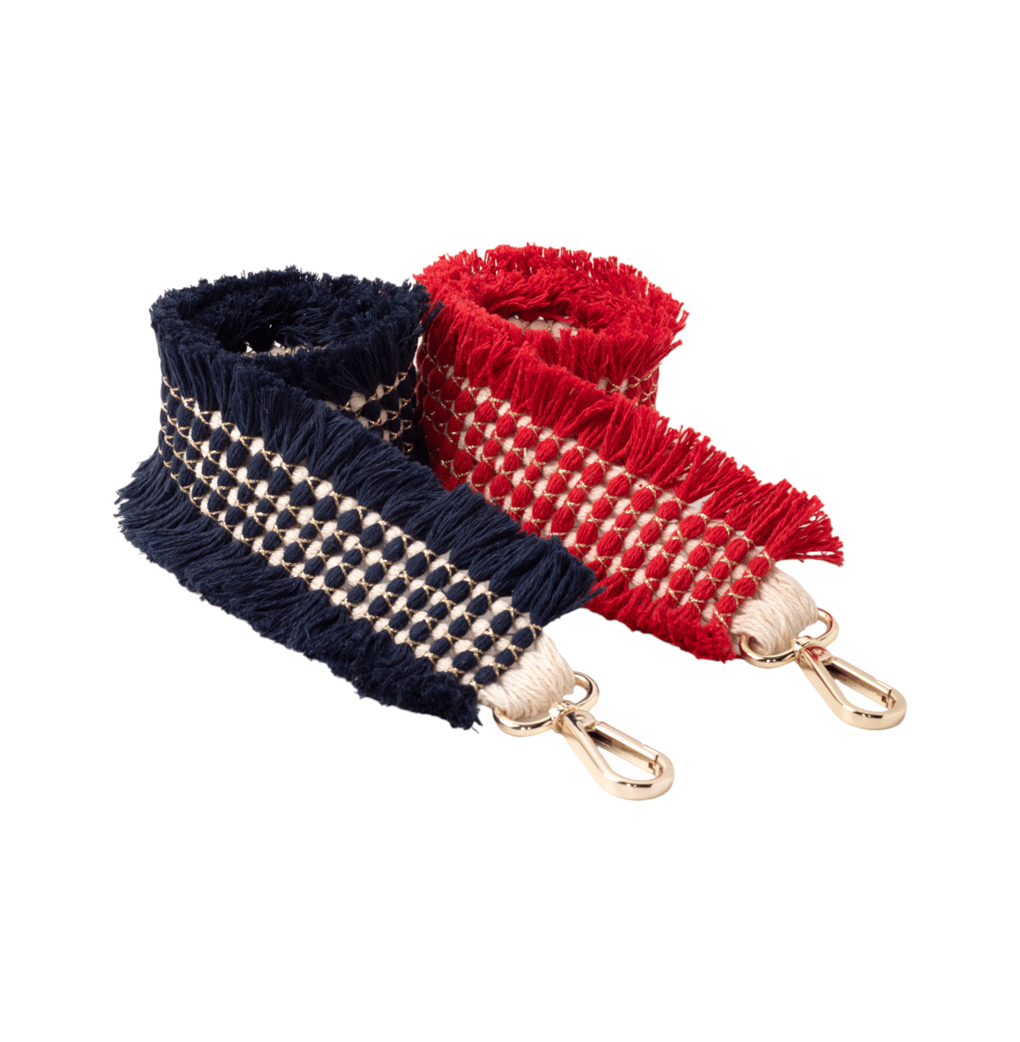 Gossypium Strap #1 - Red & Buttercream Straps TARBAY