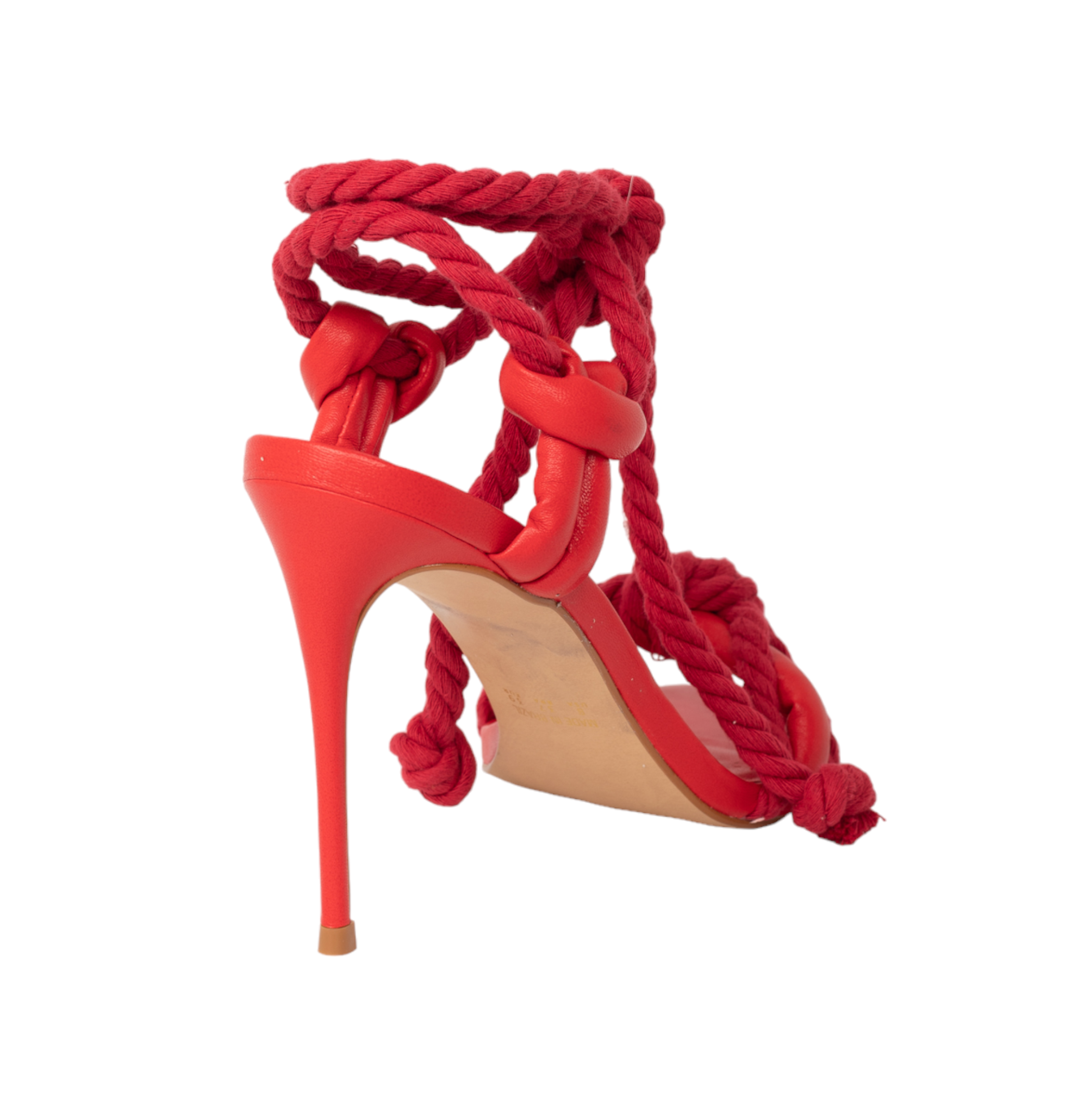 Arenisca High Heel Sandals - Red High Heels TARBAY