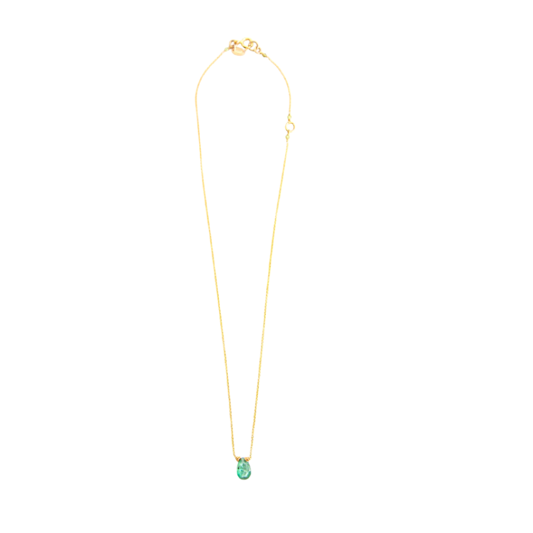 Gema Necklace #4 (10mm) - Green Kyanite & Peridot Necklaces TARBAY