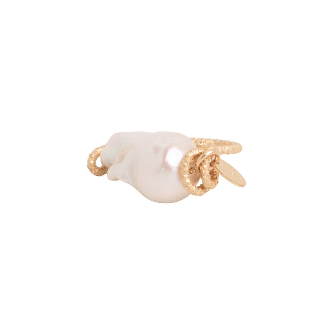 Barroca Ring #3 - White Pearl & 14K Gold-Filled Rings FW25