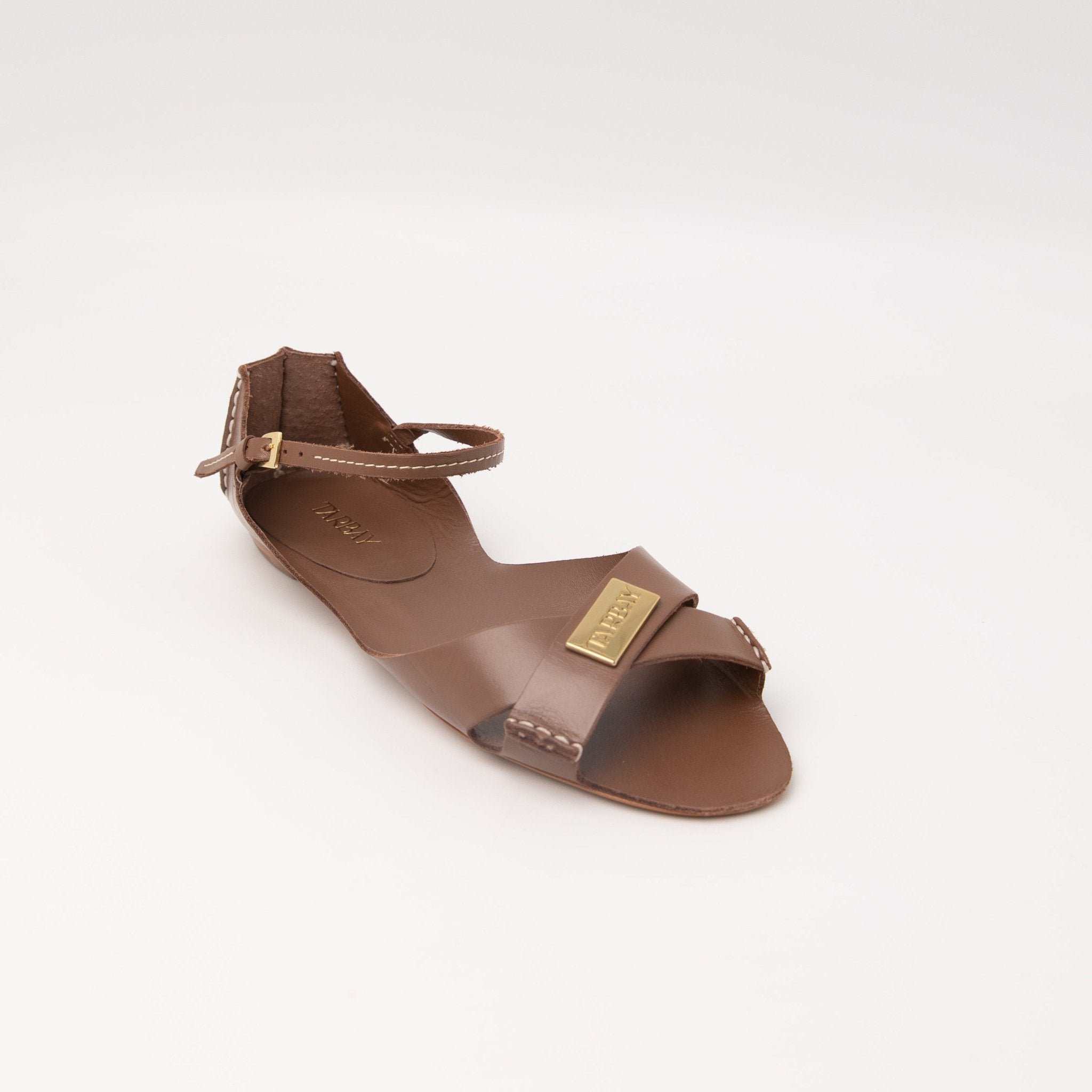 Tajali Leather Sandals - Mocha Tajali Flats FW25
