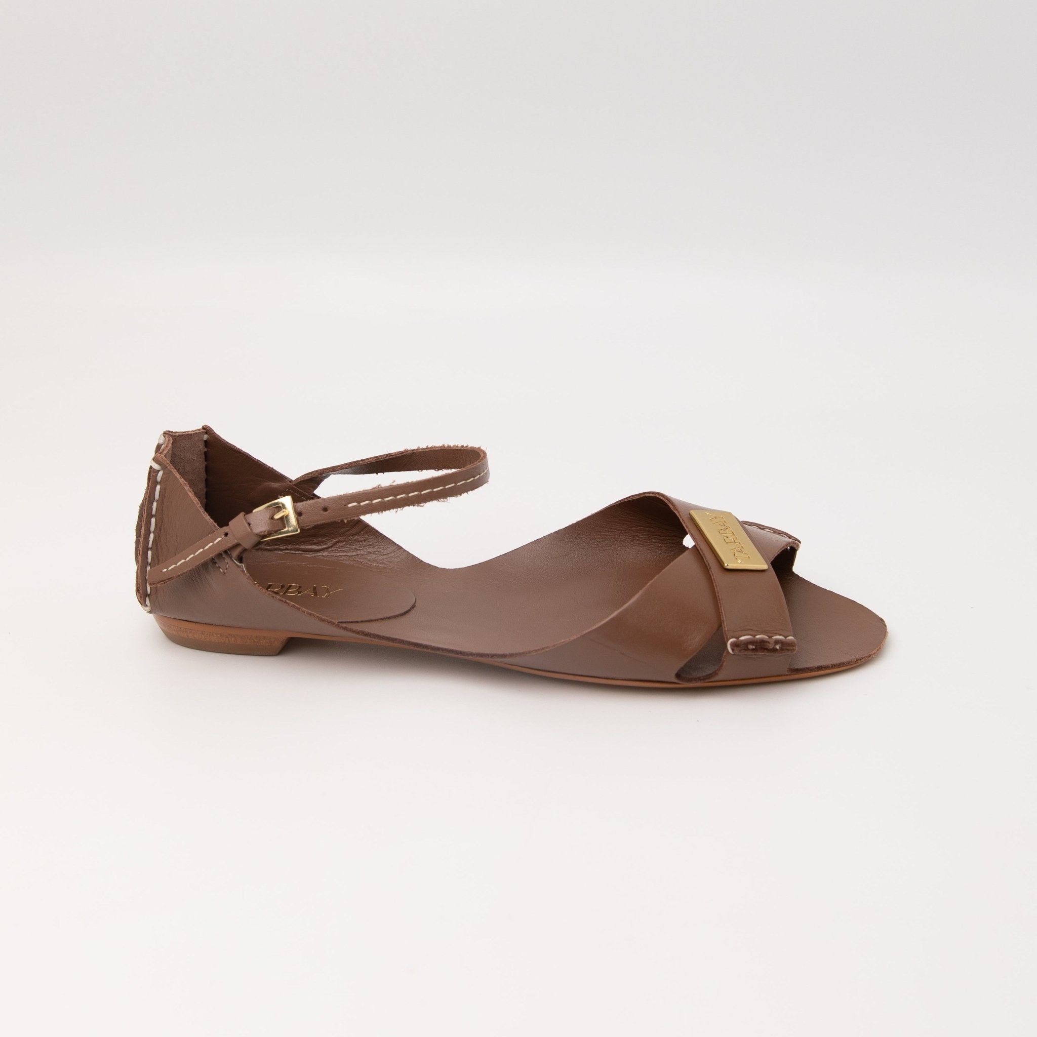 Tajali Leather Sandals - Mocha Tajali Flats FW25