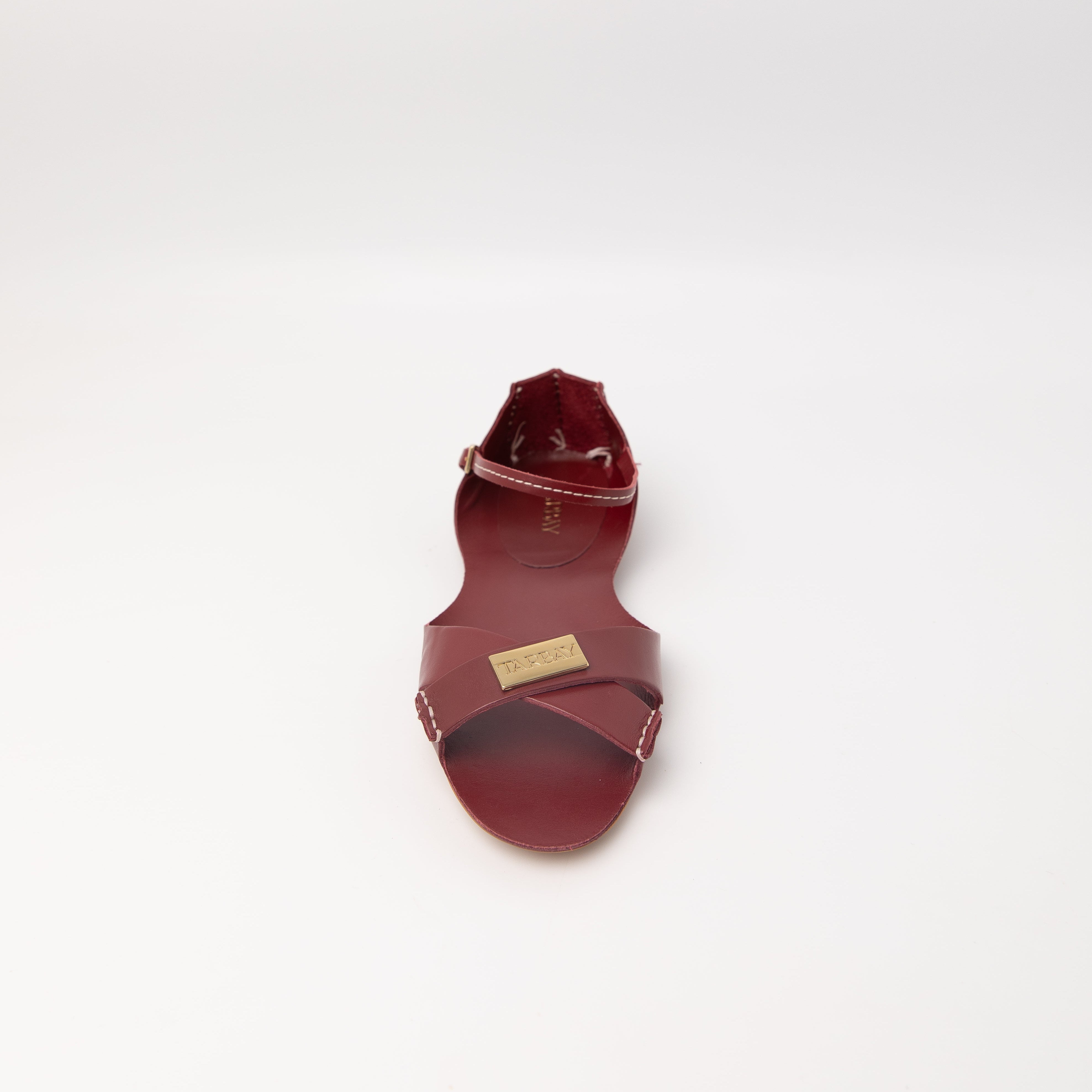 Tajali Leather Sandals - Merlot