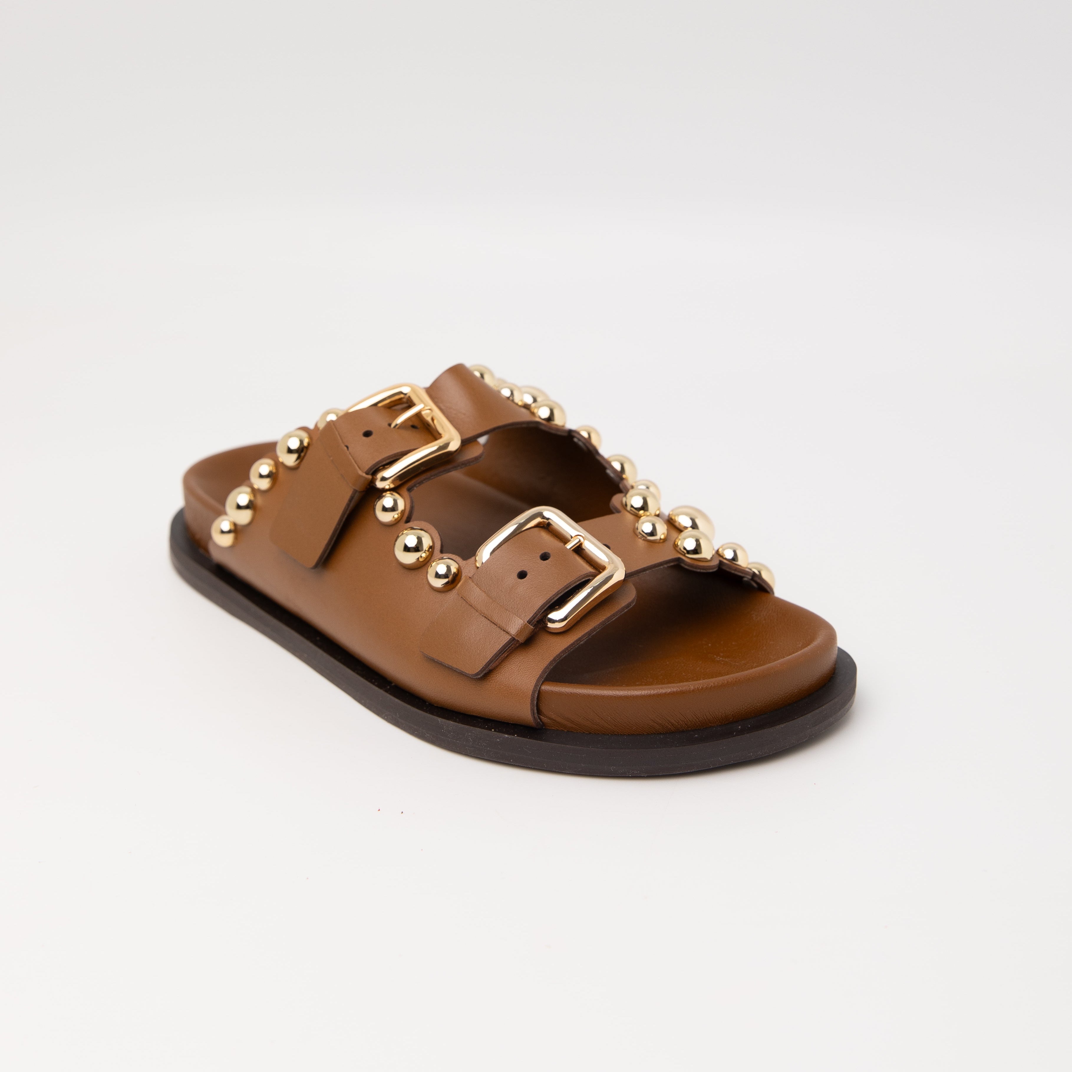 Vittoria Flat Sandals - Leather
