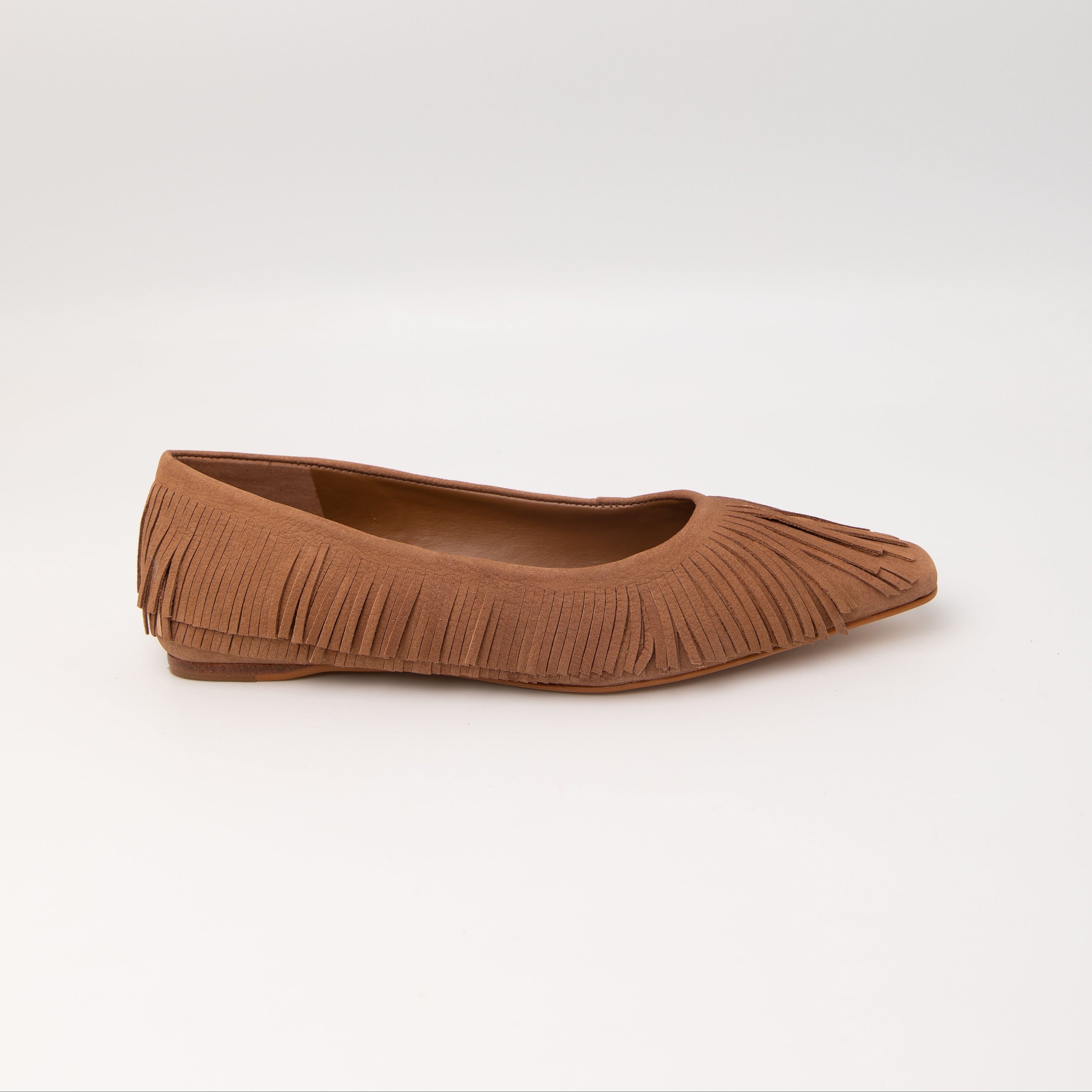 Olga Flat Shoes - Toffee