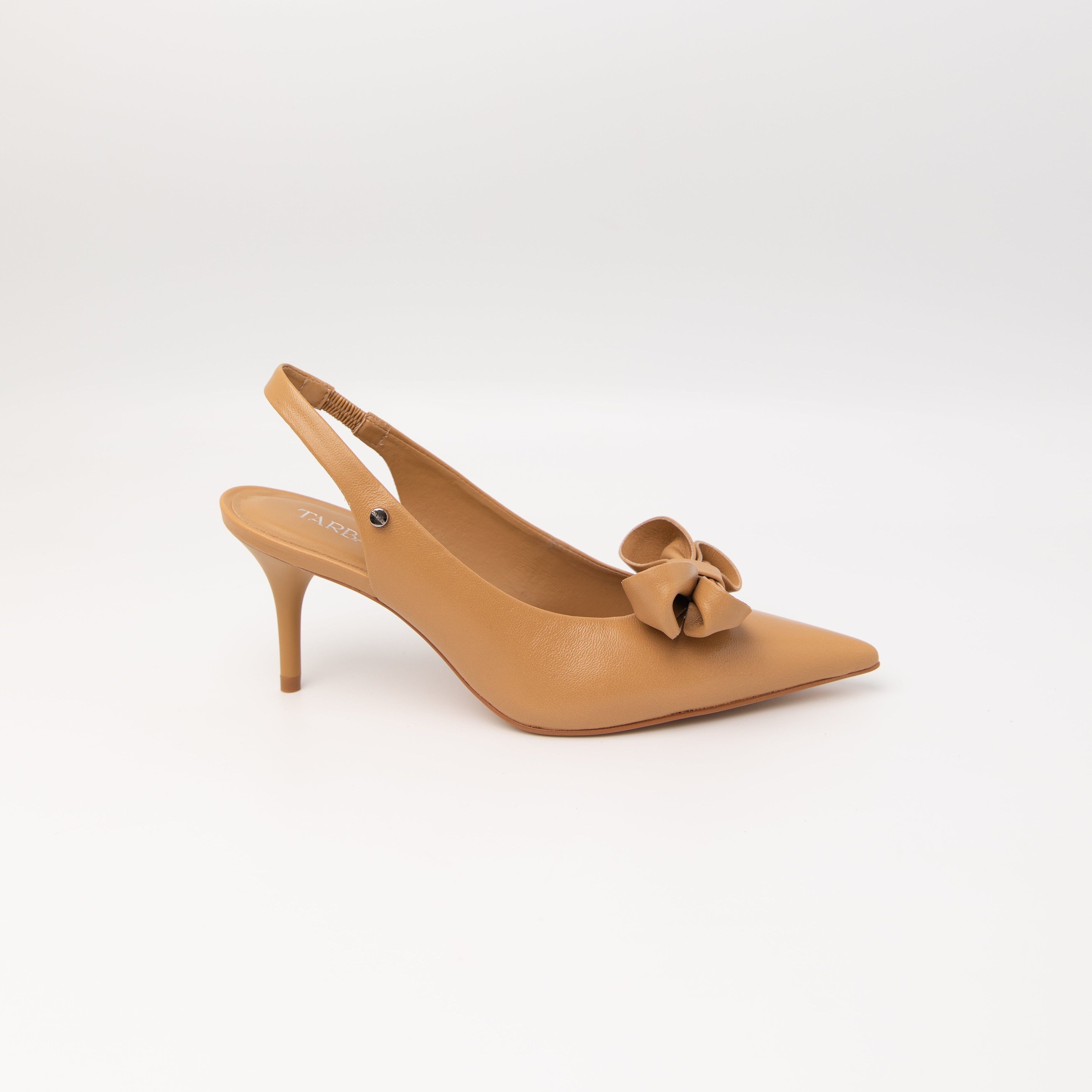 Sasha Sling-Back Heels - Toffee