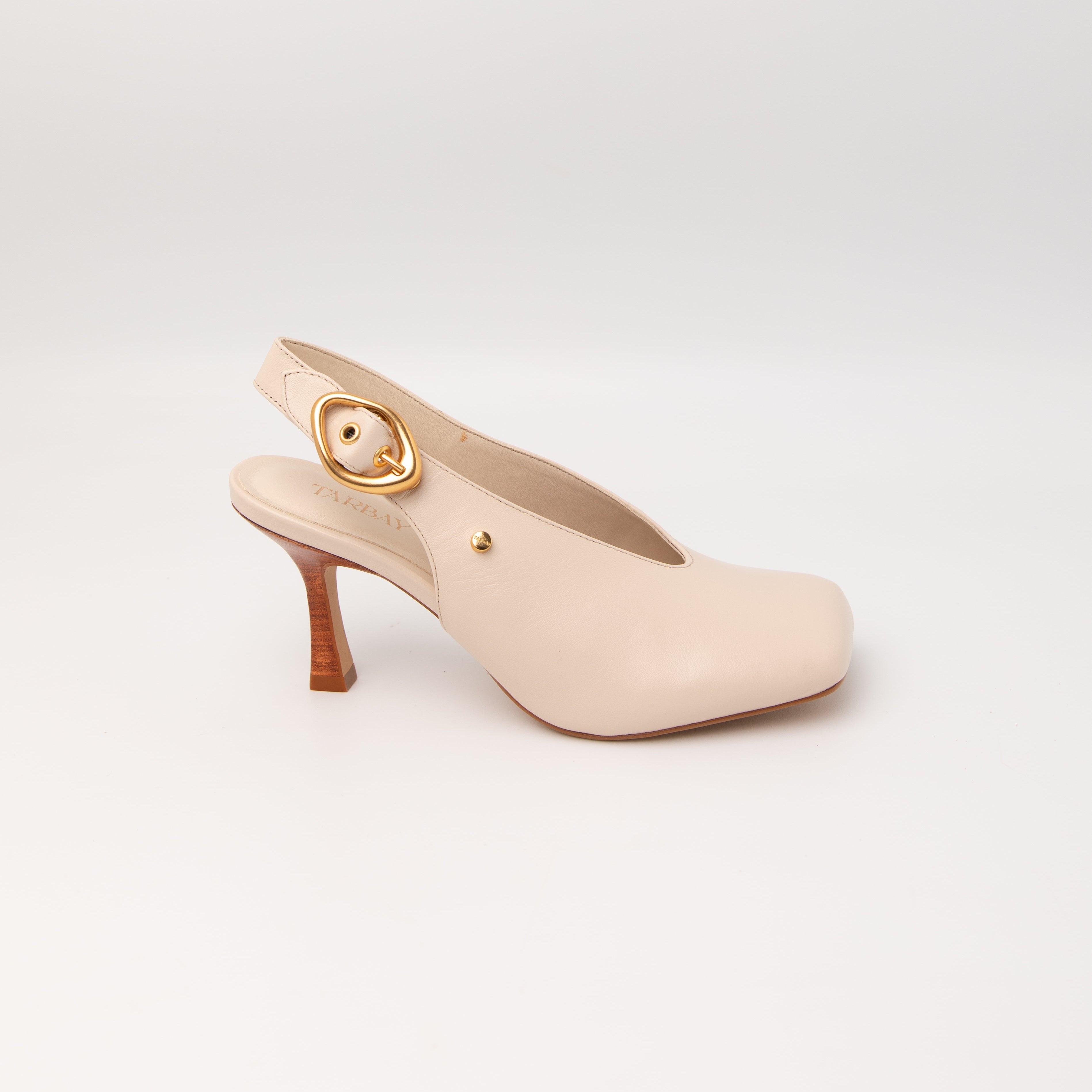 Janice Sling-Back Heel - Lait