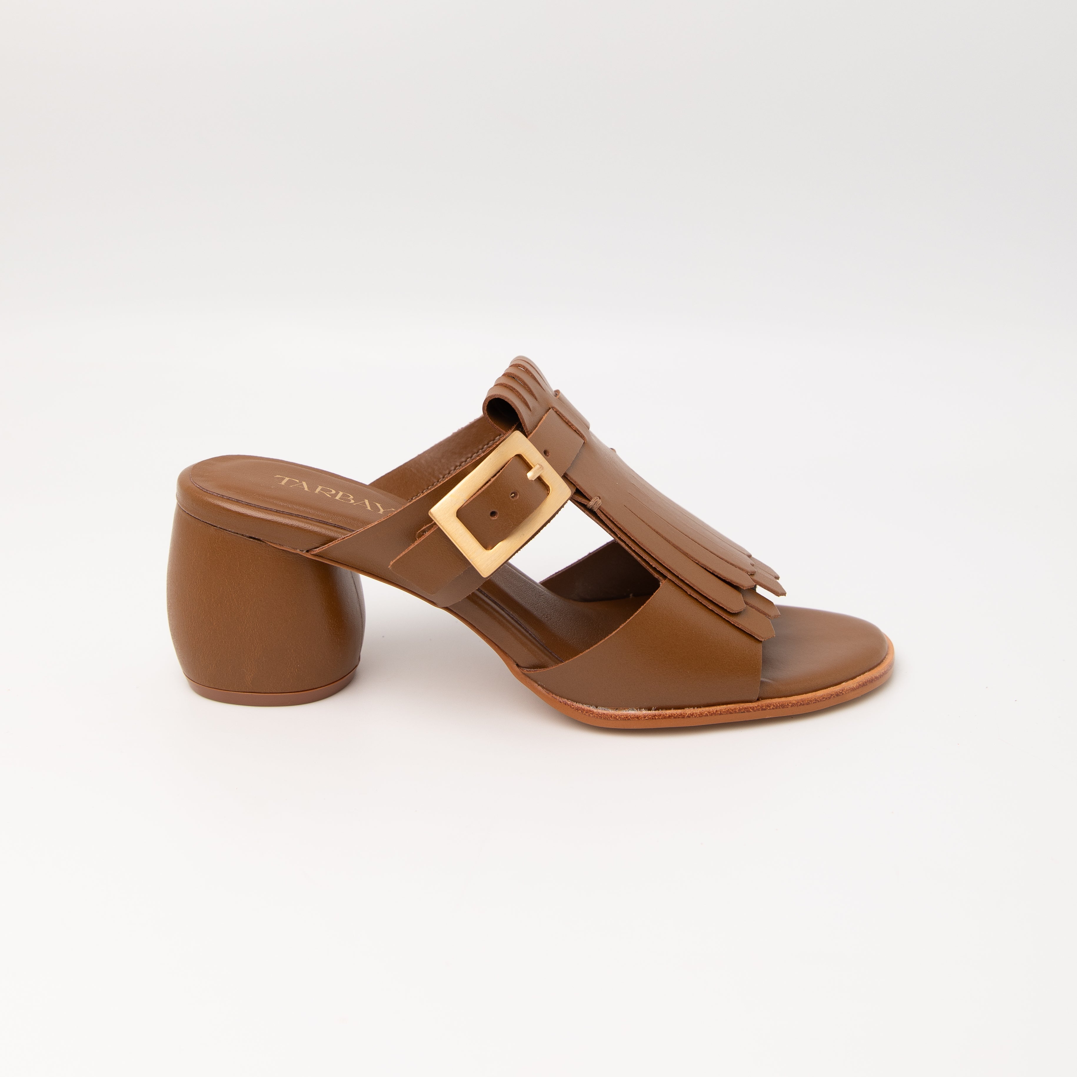 Ailyn Heel Sandals - Saddle