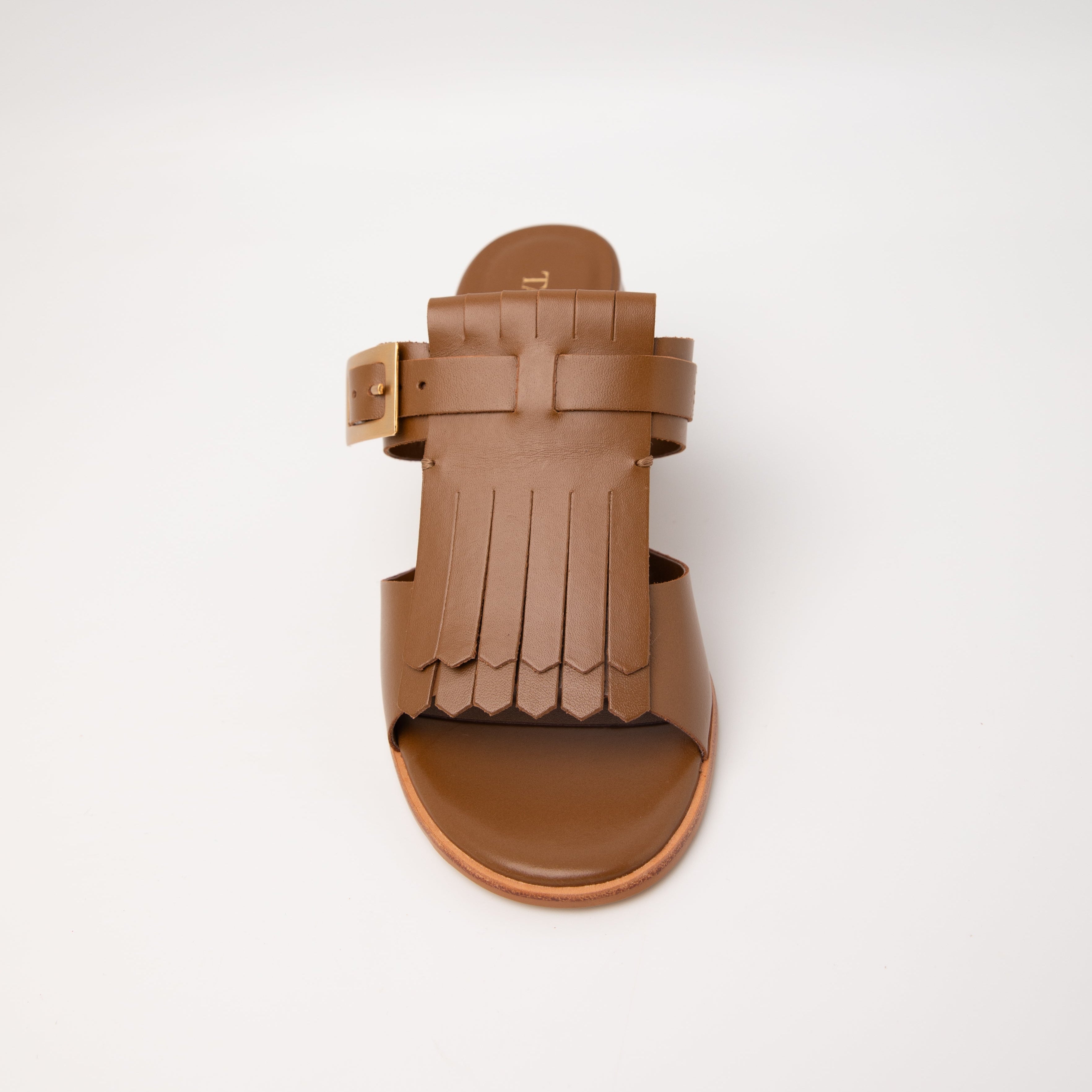 Ailyn Heel Sandals - Saddle