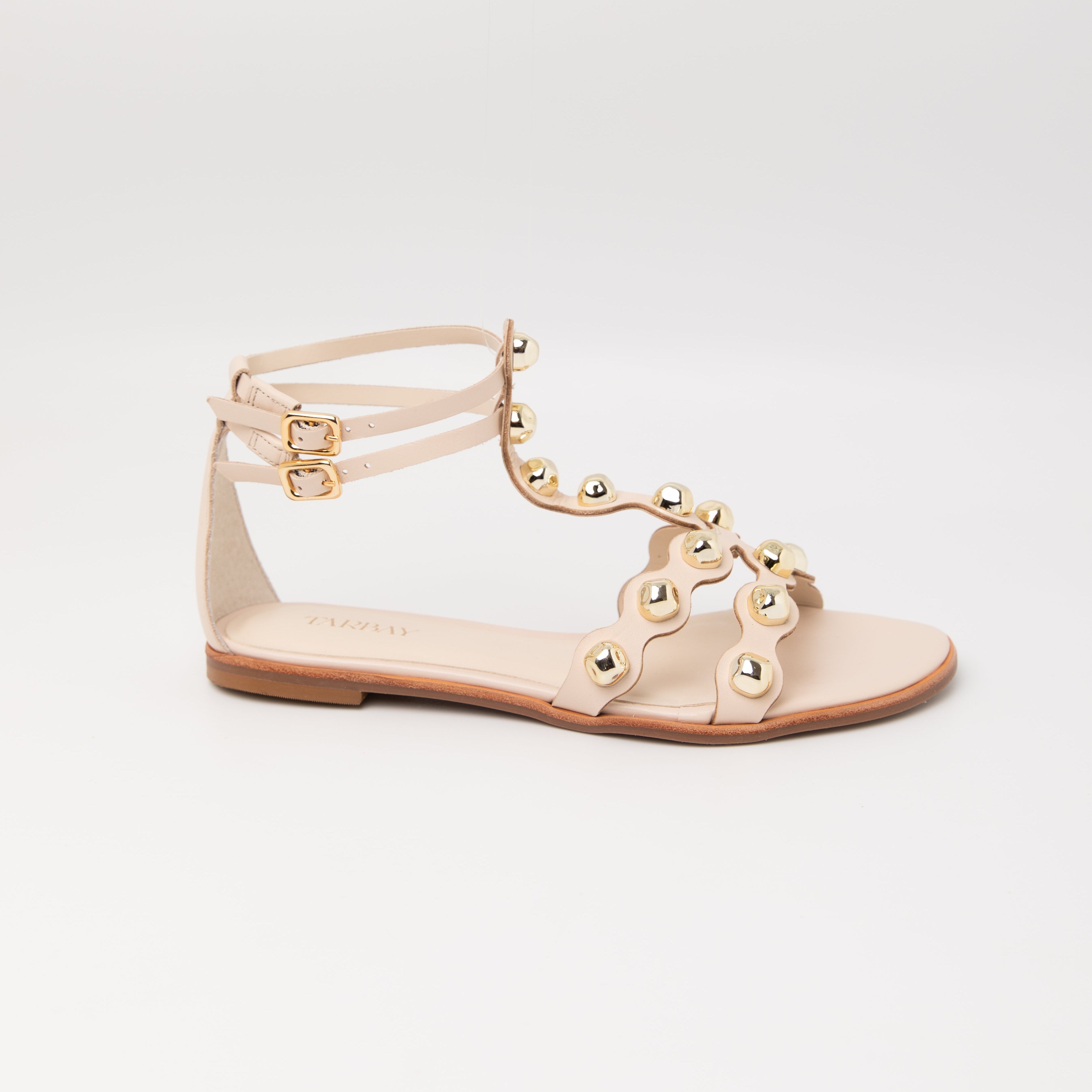 Holly Flat Sandals - Lait