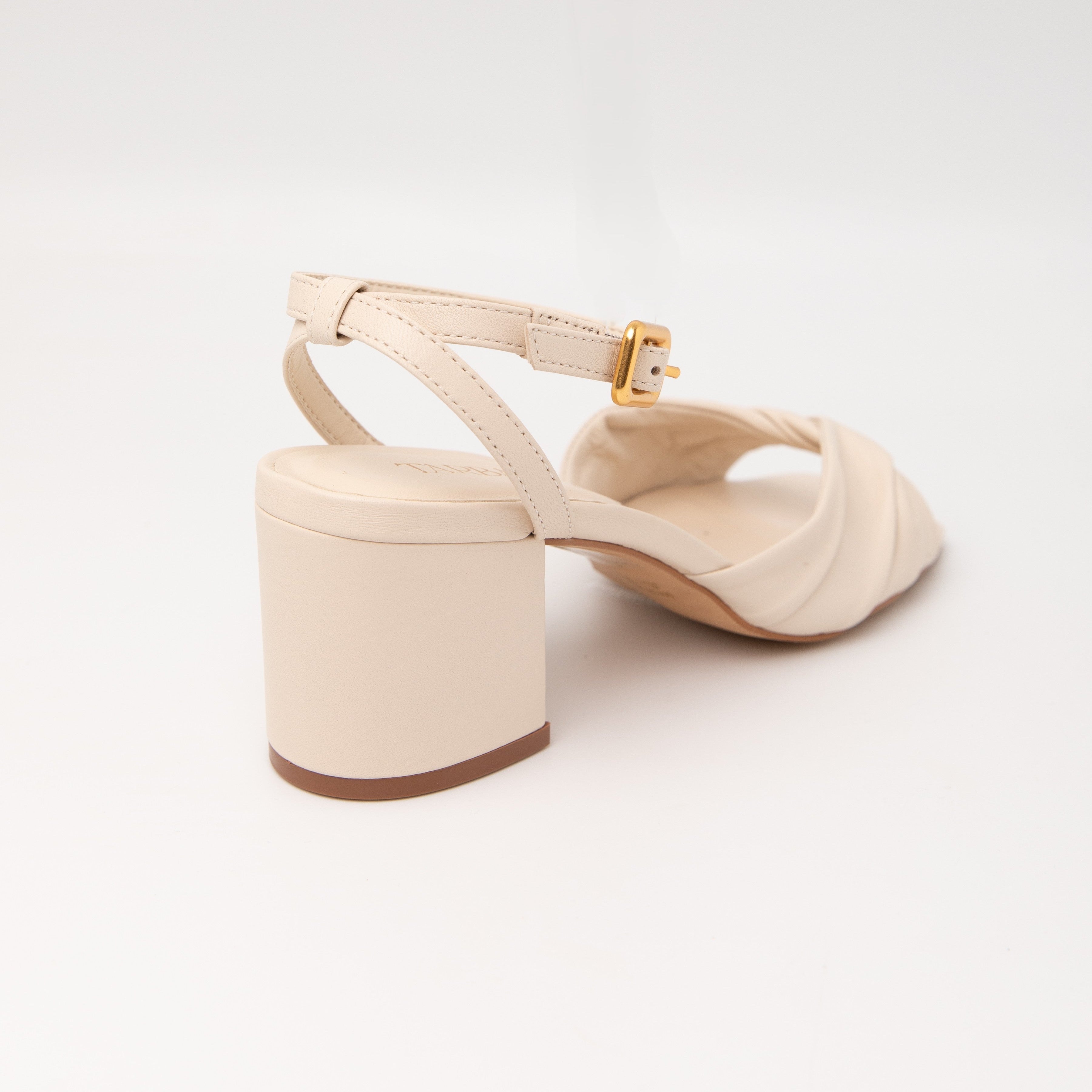 Sandra Heel Sandals - Lait
