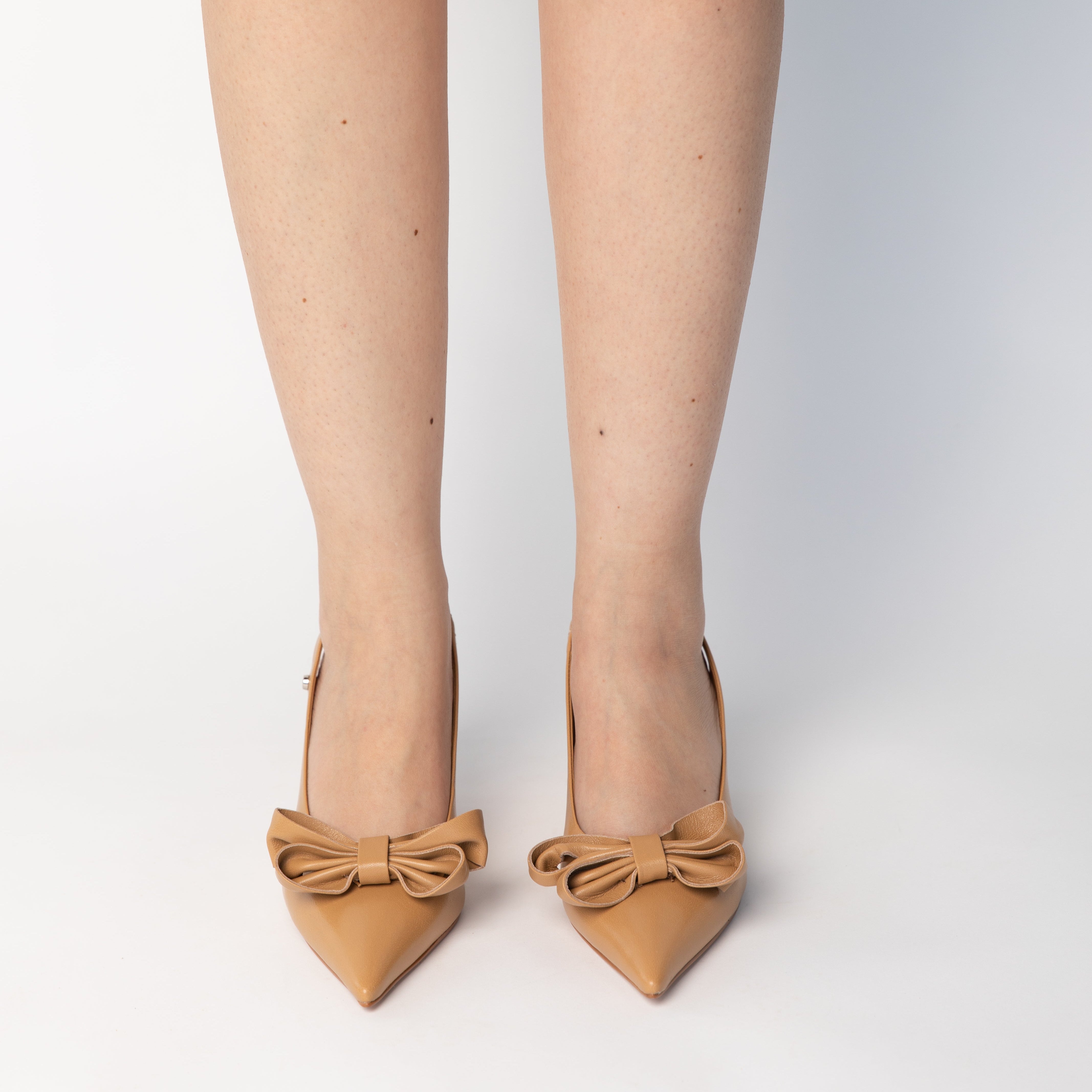 Sasha Sling-Back Heels - Toffee