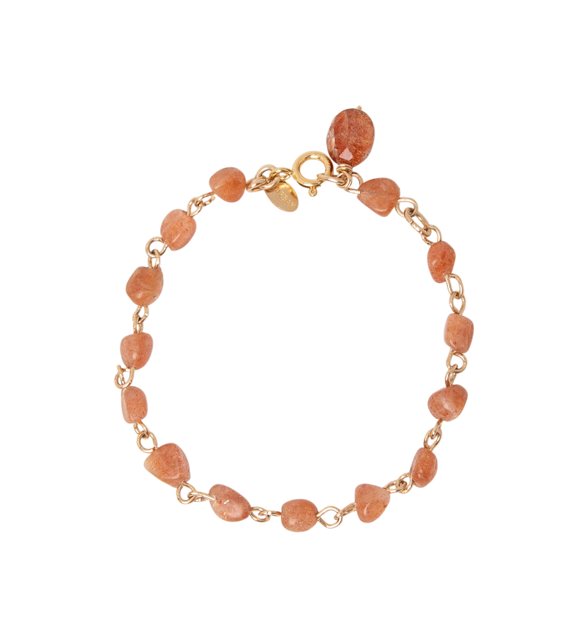 Nary Bracelet #1 (19cm)- Sunstone, Moonstone & 14K Gold-Filled Bracelets TARBAY