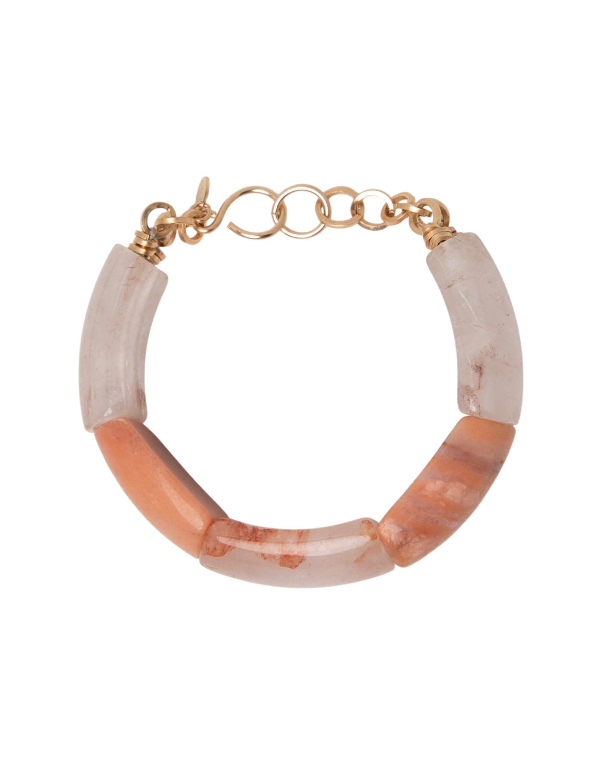 Chimanta Bracelet #2 (19cm) - Calcite & 14K Gold-Filled Bracelets TARBAY