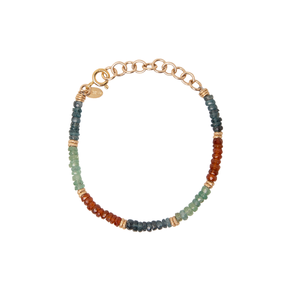 Wanu Bracelet #1 (19cm) - Kyanite Mix & 14K Gold-Filled Bracelets TARBAY