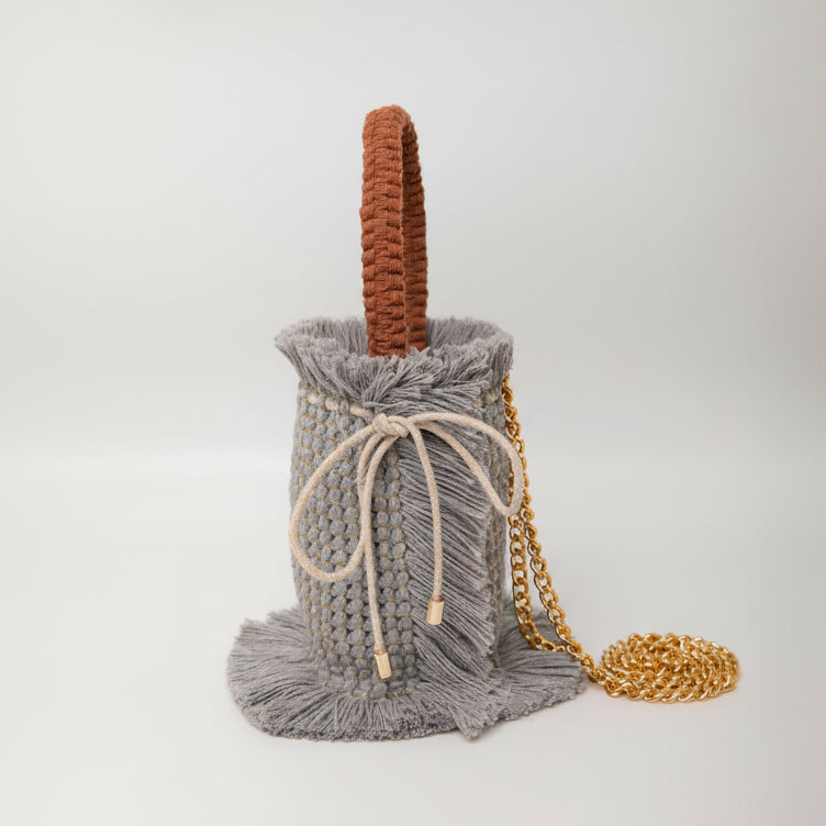 Gossypium Bucket Bag - Grey