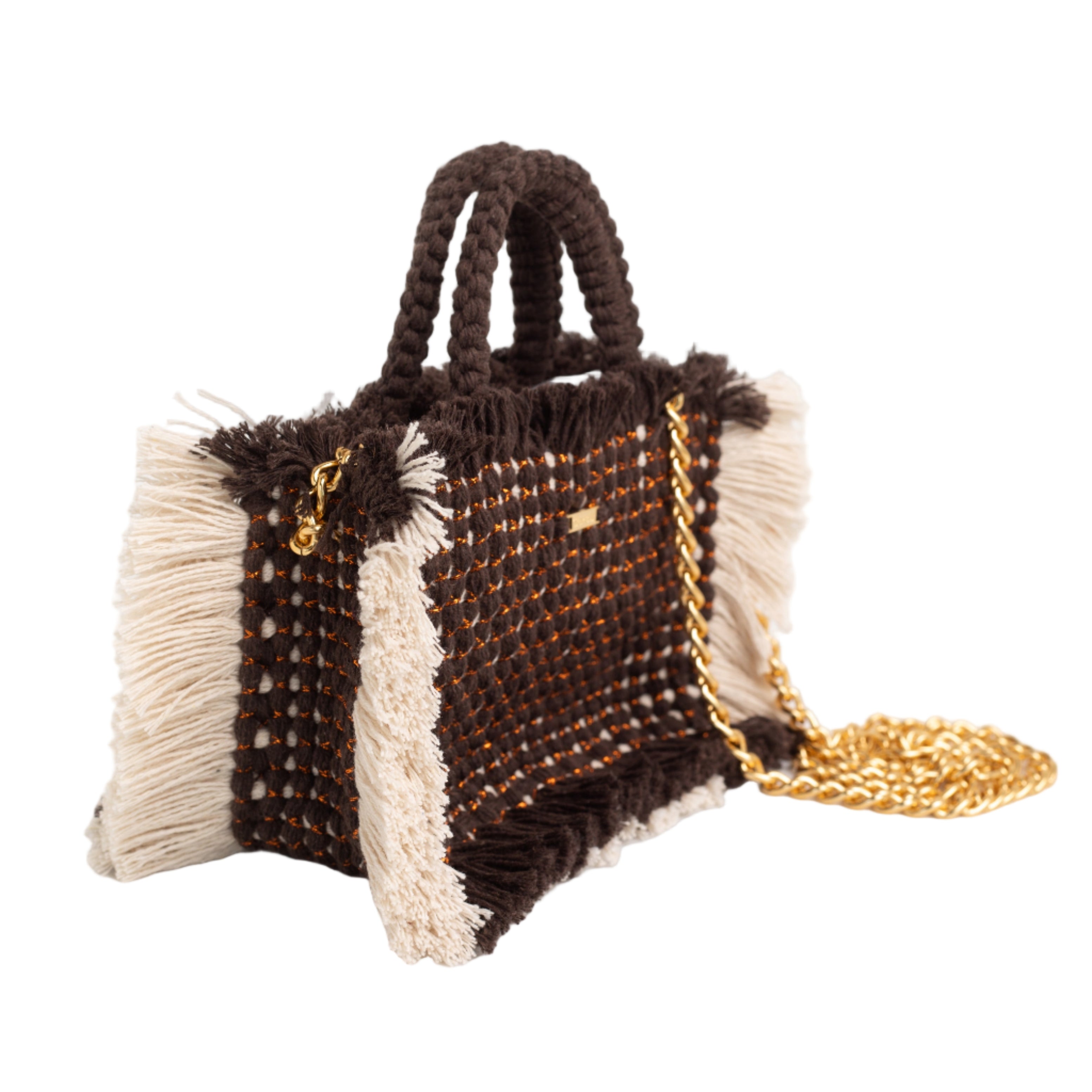 Gosssypium Tote Bag Small - Buttercream & Cioccolato
