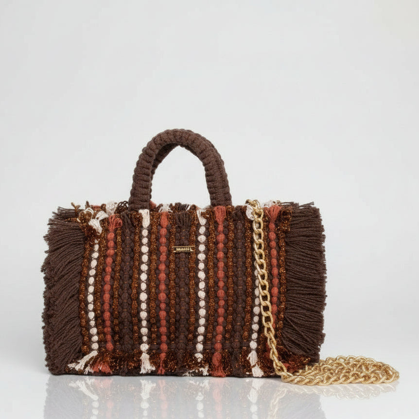 Gosssypium Tote Bag Small - Cioccolato, Caramel & Buttercream Hand & Crossbody Bags FW25