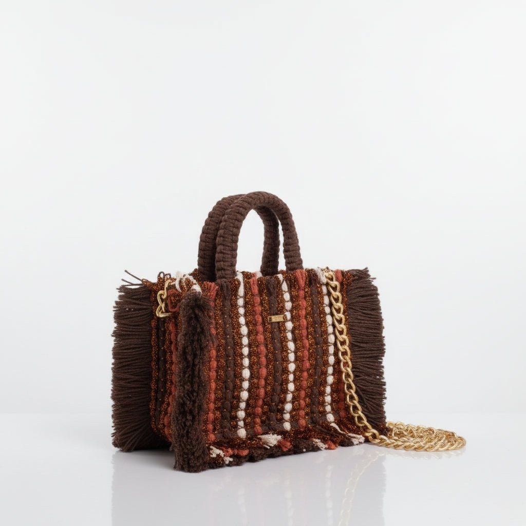 Gossypium Tote Bag Small - Cioccolato, Caramel & Buttercream Hand & Crossbody Bags FW25