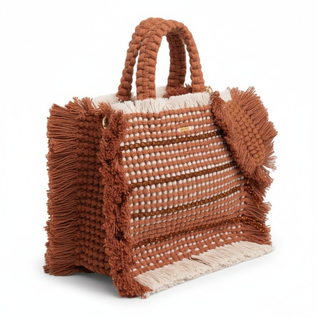 Gossypium Tote Bag Medium - Buttercream & Caramel Hand & Crossbody Bags FW25