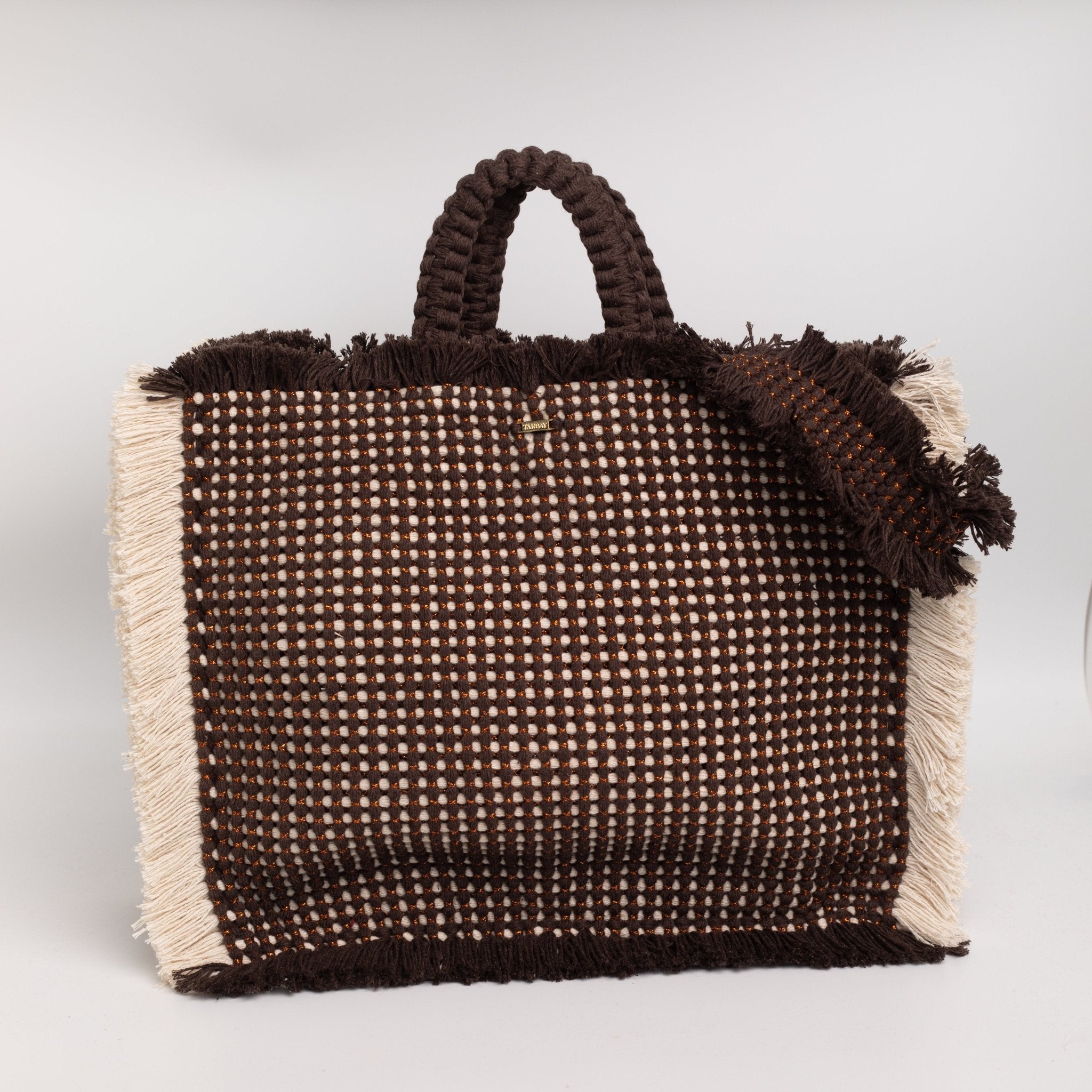 Gosssypium Tote Bag Large - Cioccolato & Buttercream Hand & Crossbody Bags FW25