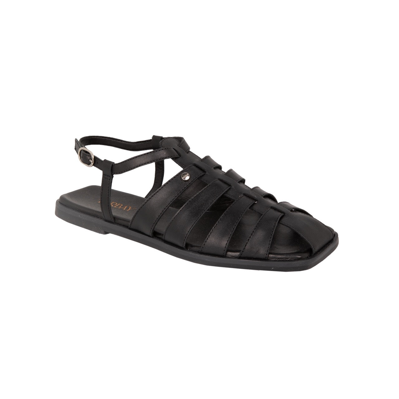 Franciscana Flat Sandals - Black Flats TARBAY