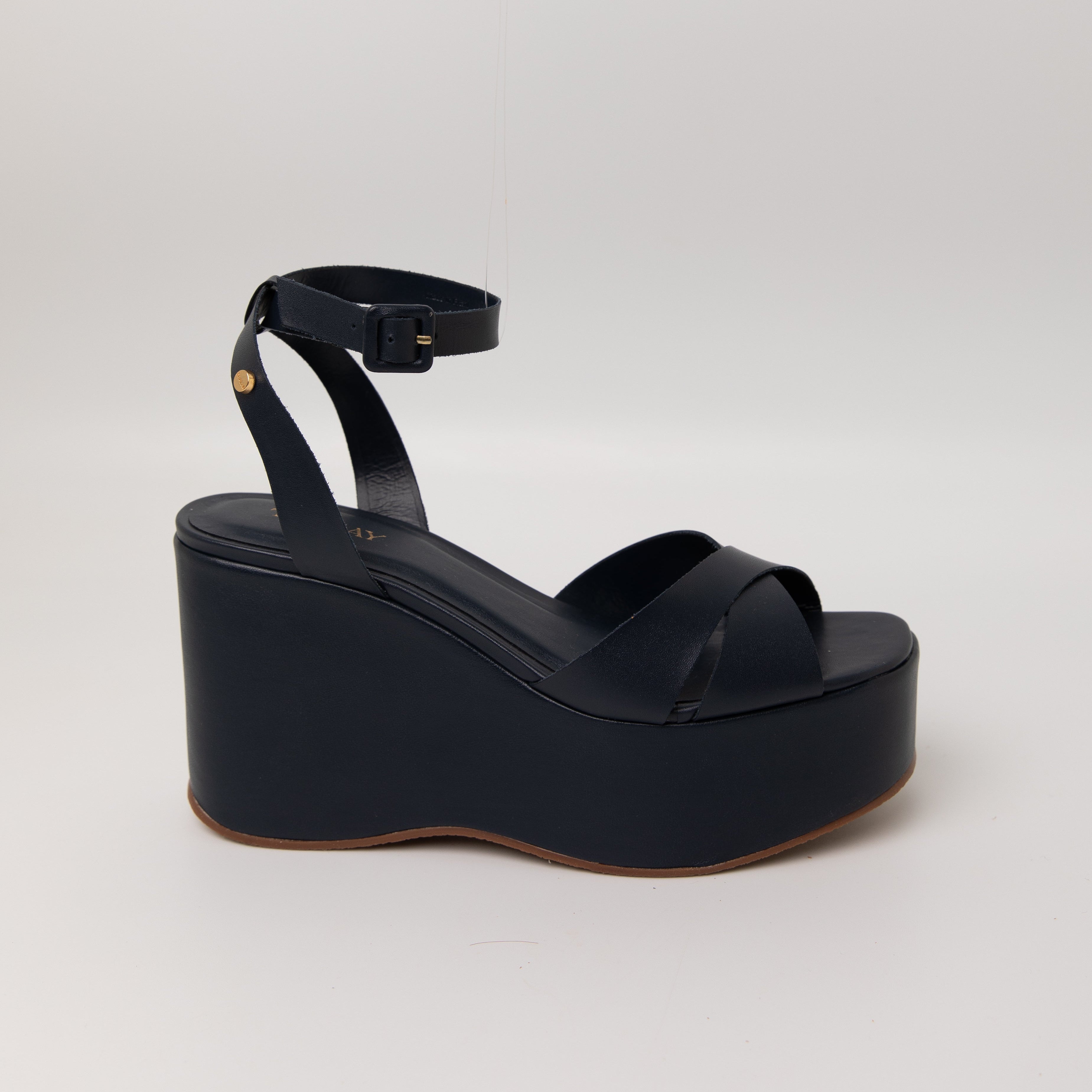 Amay Wedges - Navy Heels TARBAY