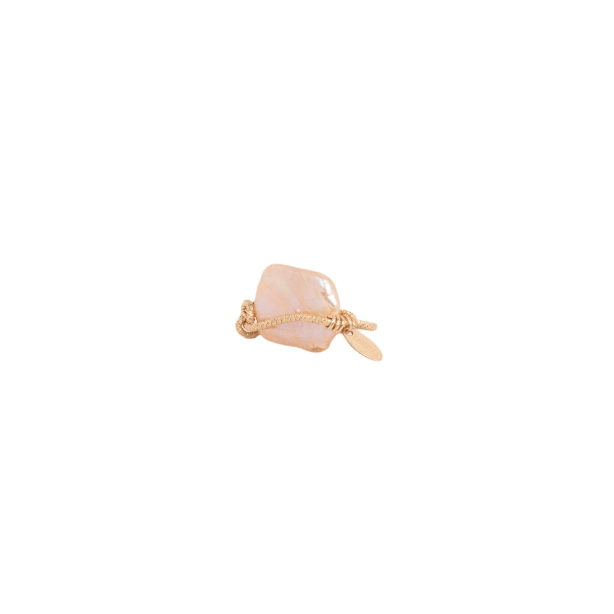 Calatea Ring #1 (30mm) - White Pearl & 14K Gold-Filled Rings TARBAY