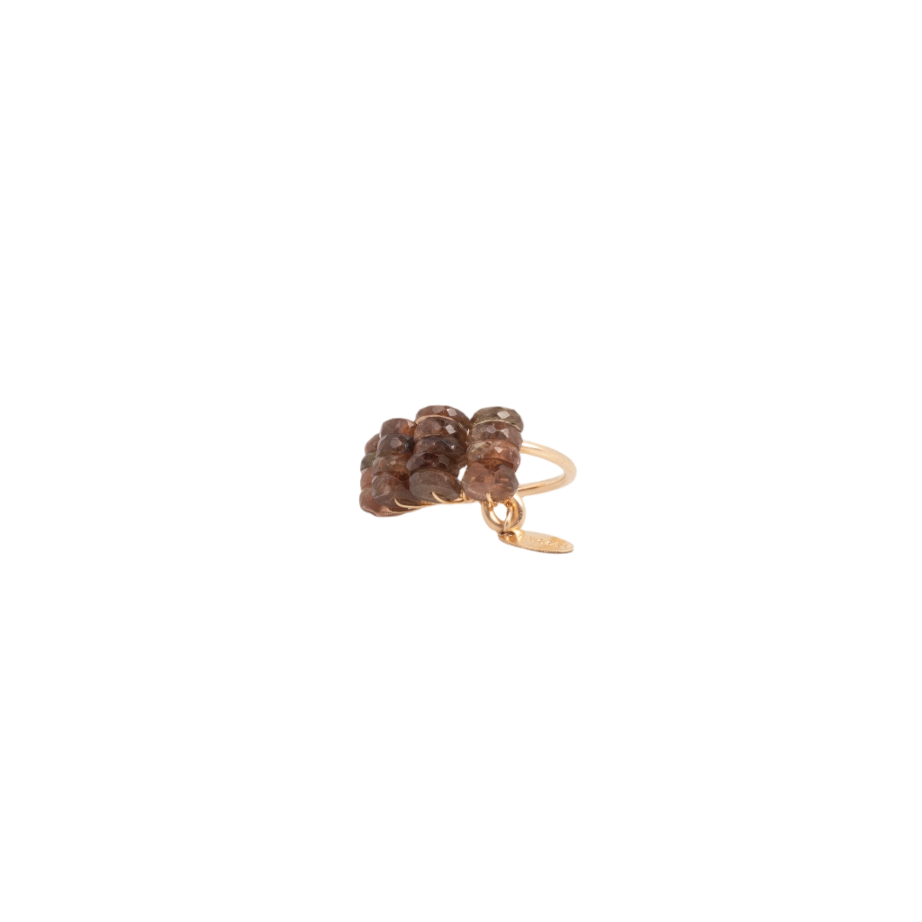 Diana Ring #1 (25mm) - Andalucite & 14K Gold-Filled Rings TARBAY