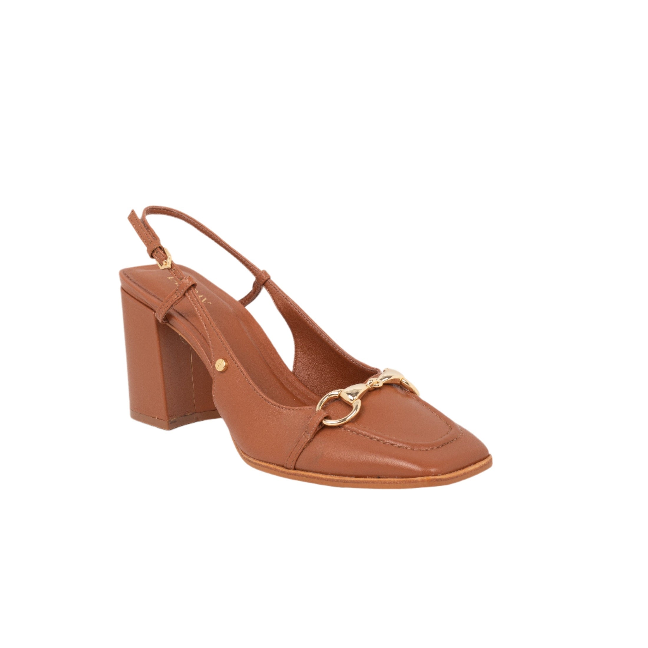 Francesca Sling-Back Pumps - Tan Heels TARBAY