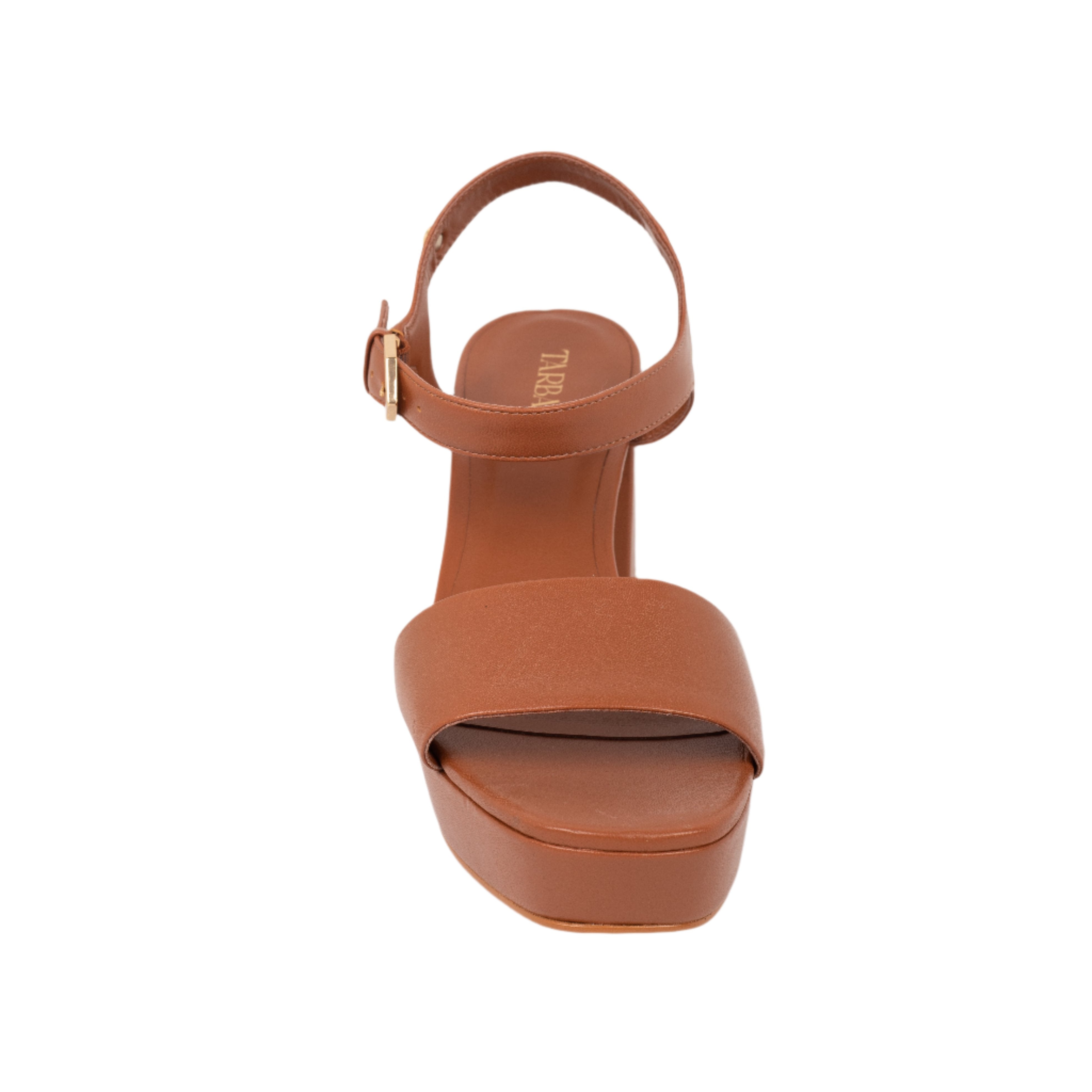 Renata Heel Sandals - Tan Sandals TARBAY