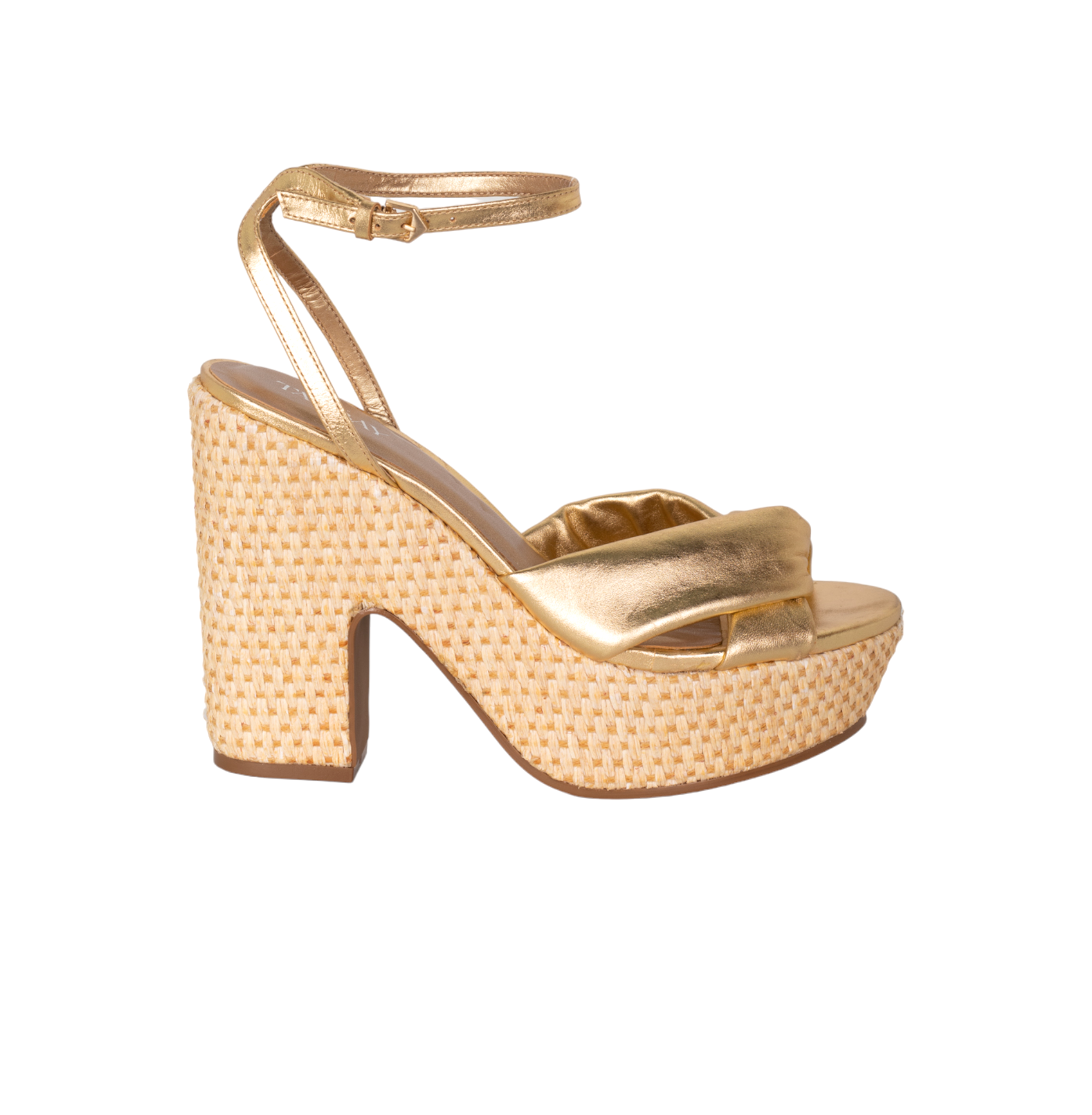 Muriel Wedges - Gold High Heels TARBAY