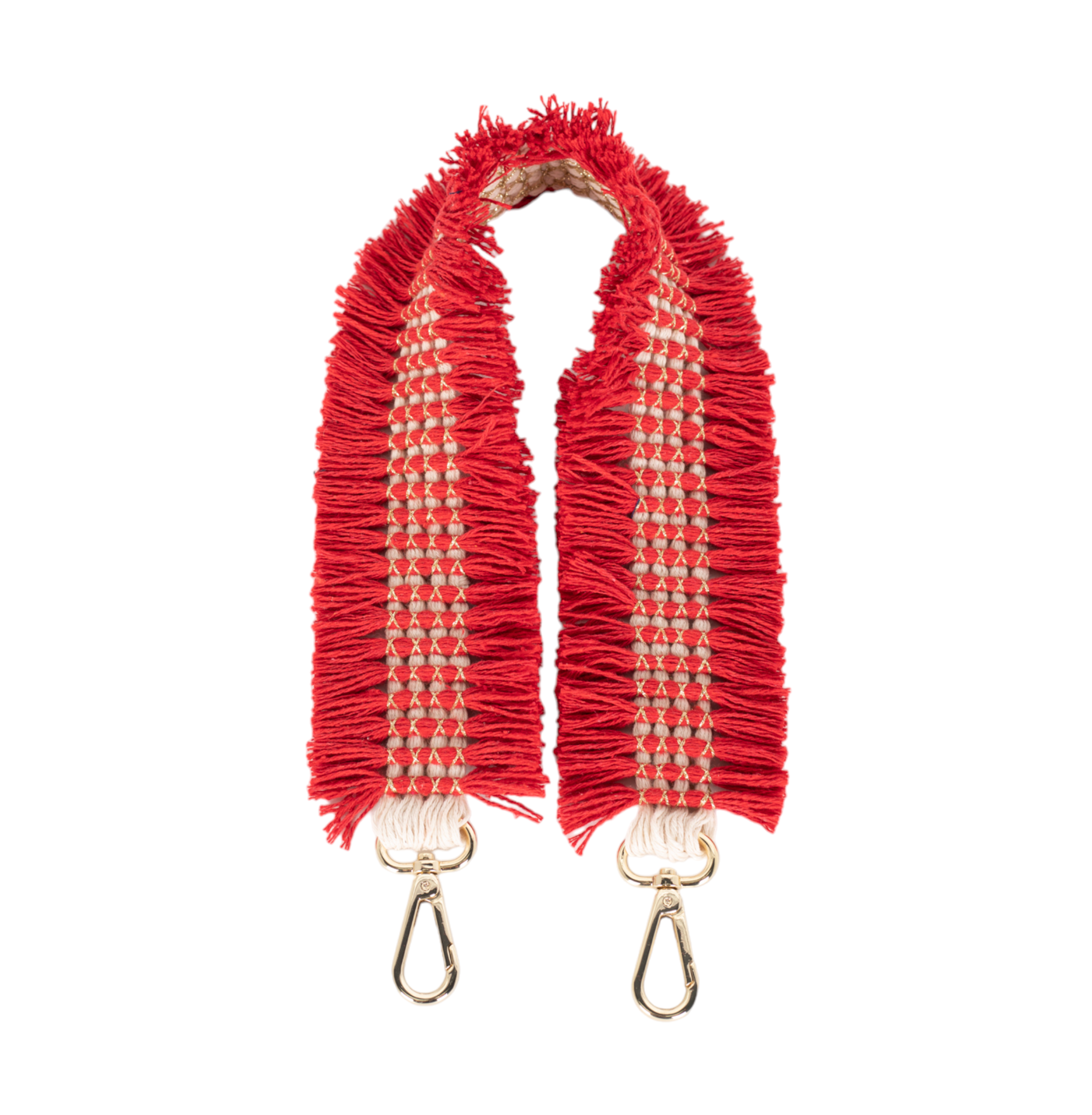 Gossypium Strap #1 - Red & Buttercream Straps TARBAY