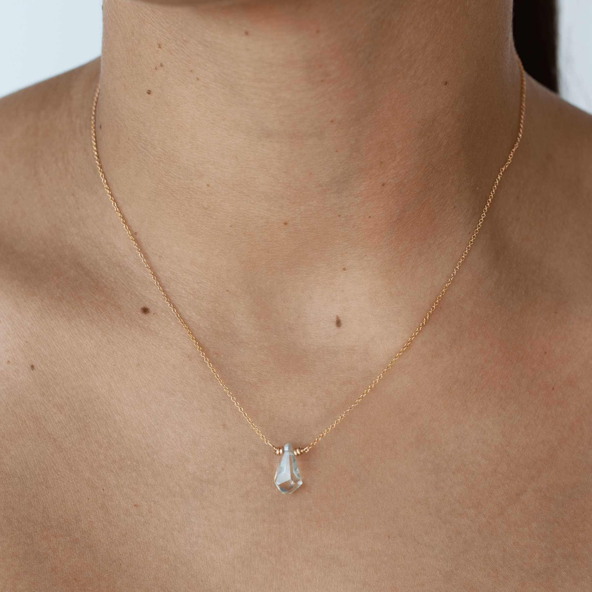 Gema Necklace #4 (10mm) - Green Amethyst & Aquamarine Necklaces TARBAY