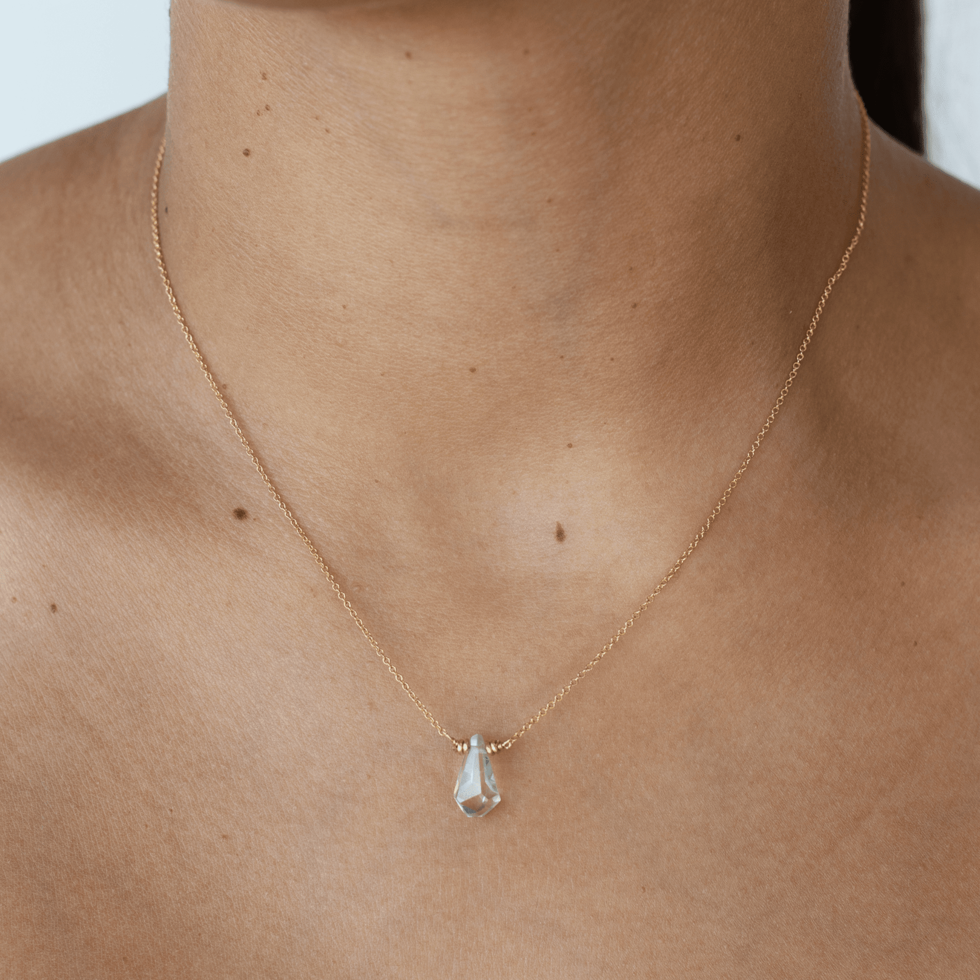 Gema Necklace #4 (10mm) - Green Amethyst & Aquamarine Necklaces TARBAY