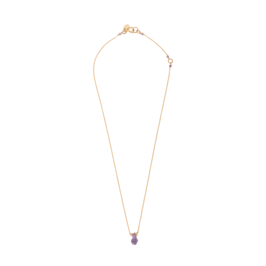 Gema Necklace #4 (10mm) - Amethyst & Lepidolite Necklaces TARBAY